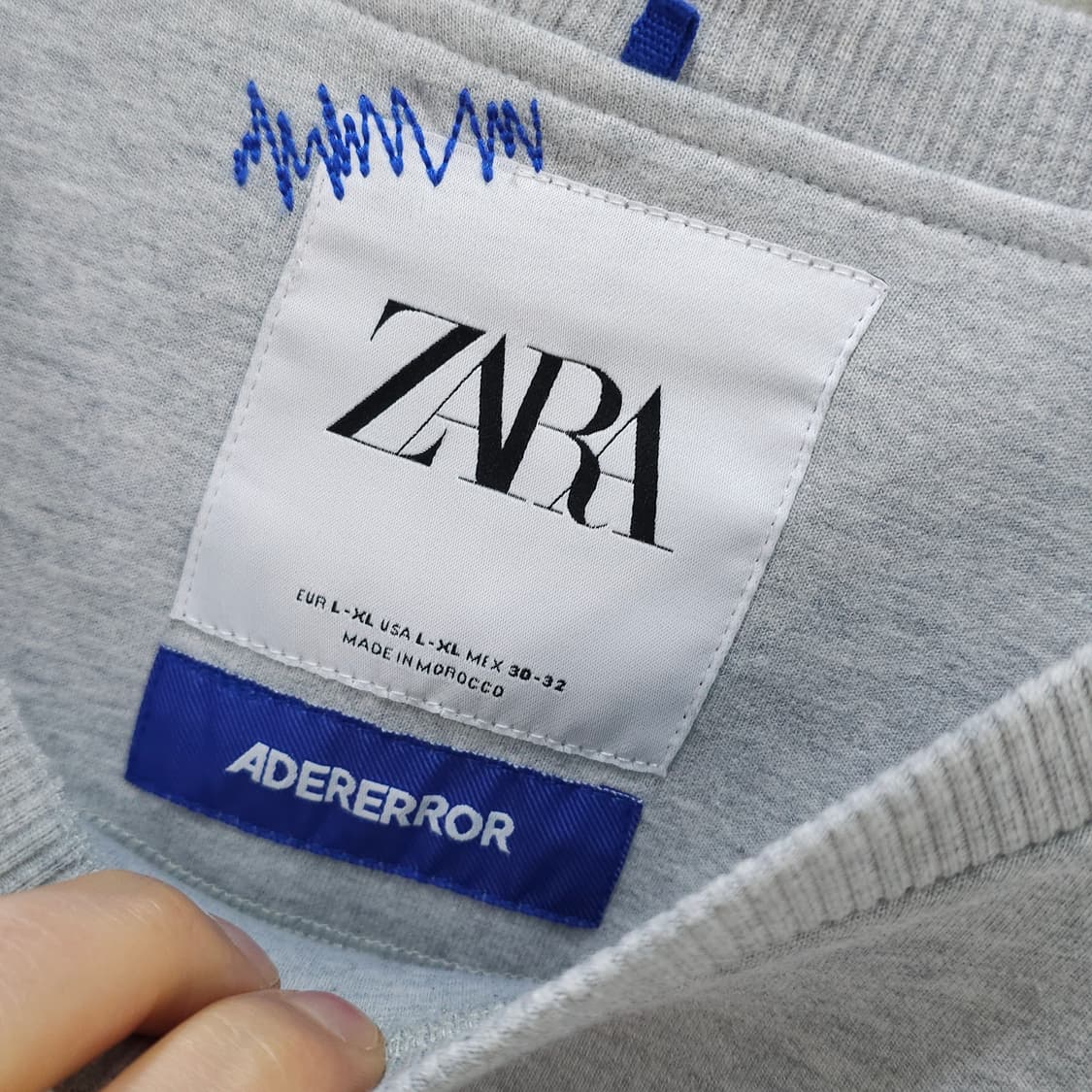 자라 X 아더에러 오버사이즈 스웨트셔츠- L-XL 상품이미지8