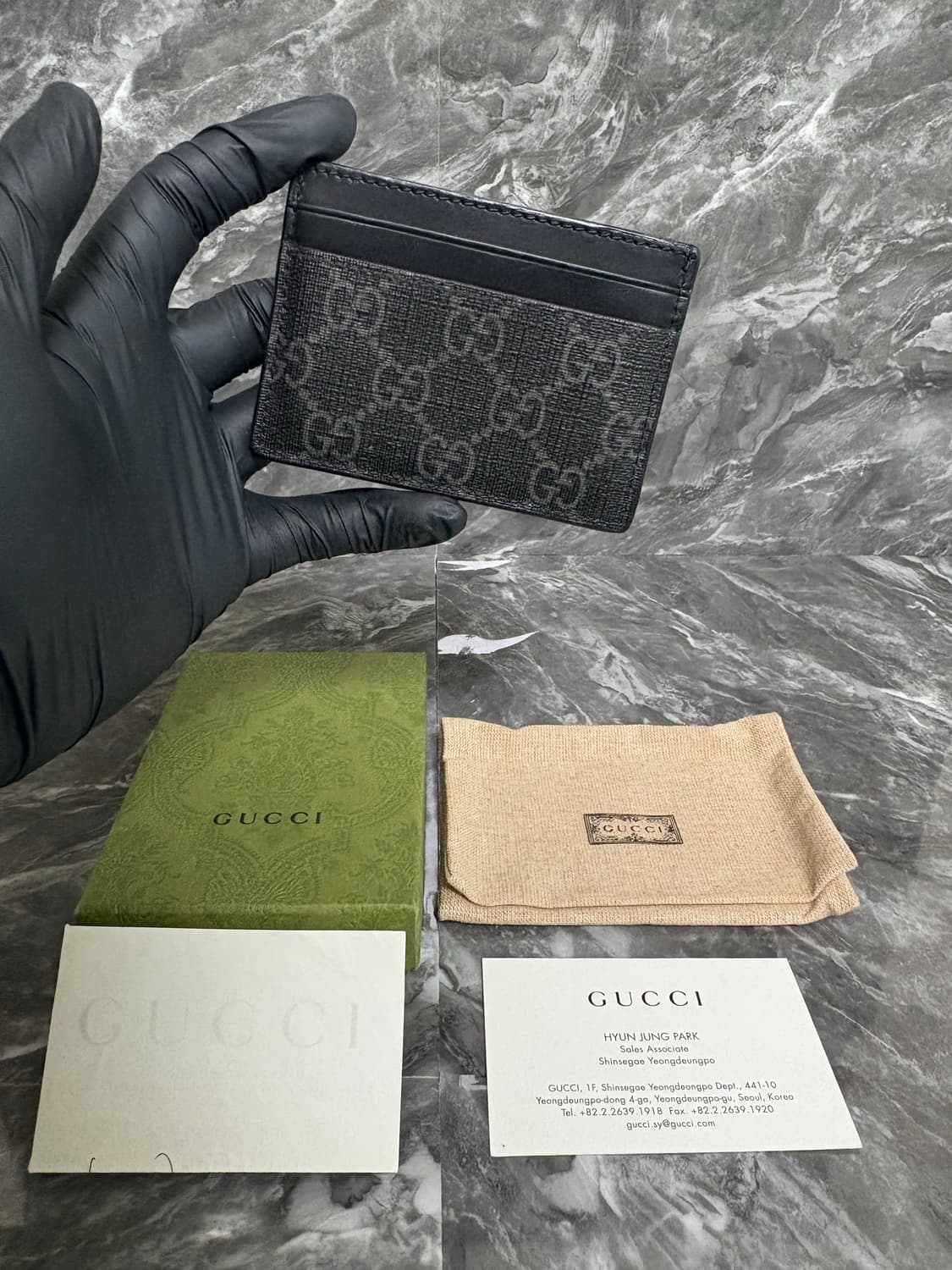 [새상품급] 구찌 베스트리에 킹스네이크 프린트 카드지갑 상품이미지2