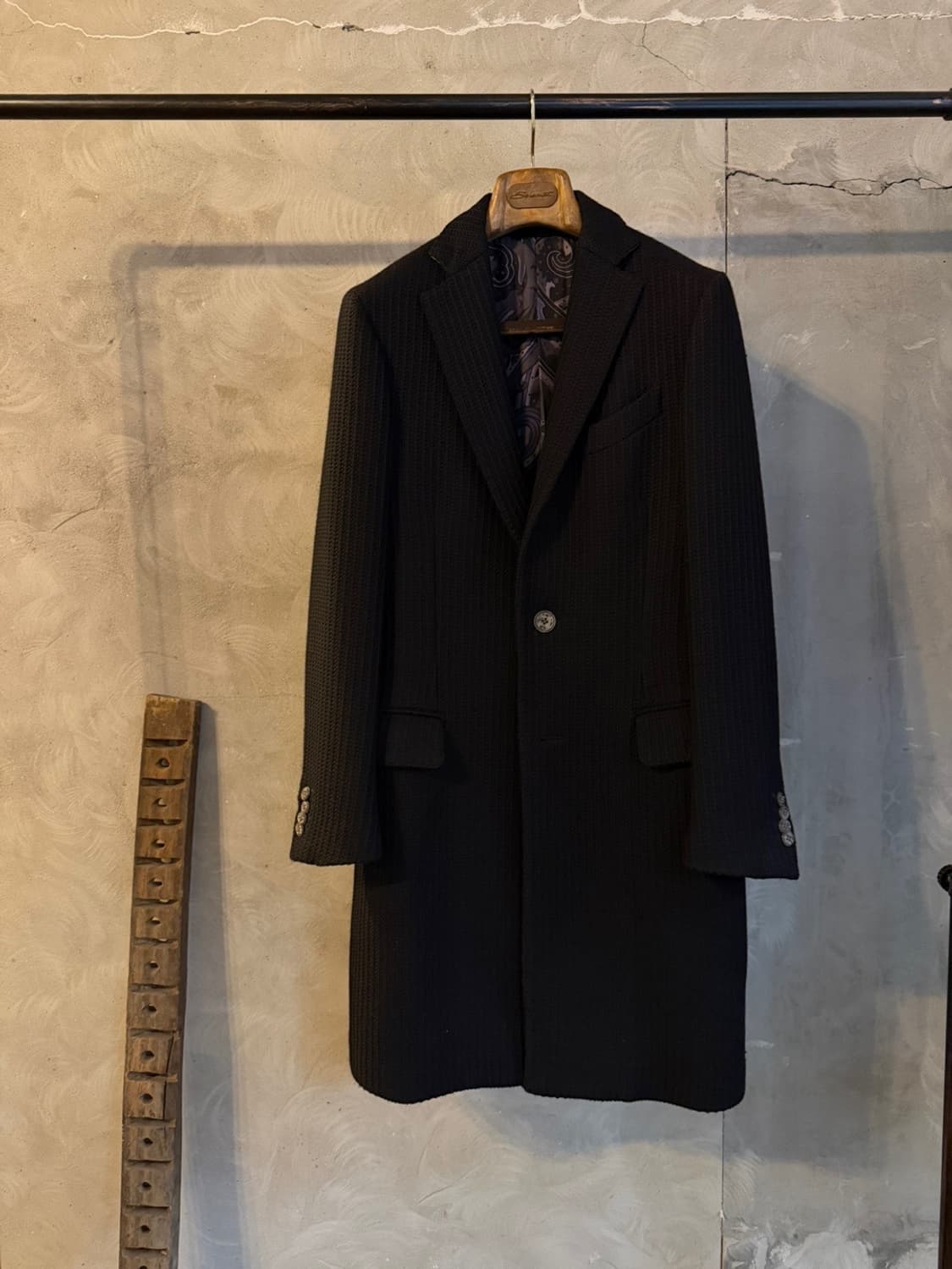 에트로 니트 체스터필드 코트 100 상품이미지5