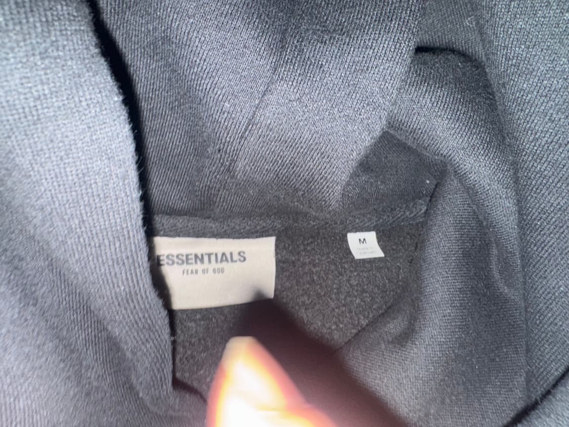 [M] 피어오브갓 에센셜 후드 블랙 상품이미지2