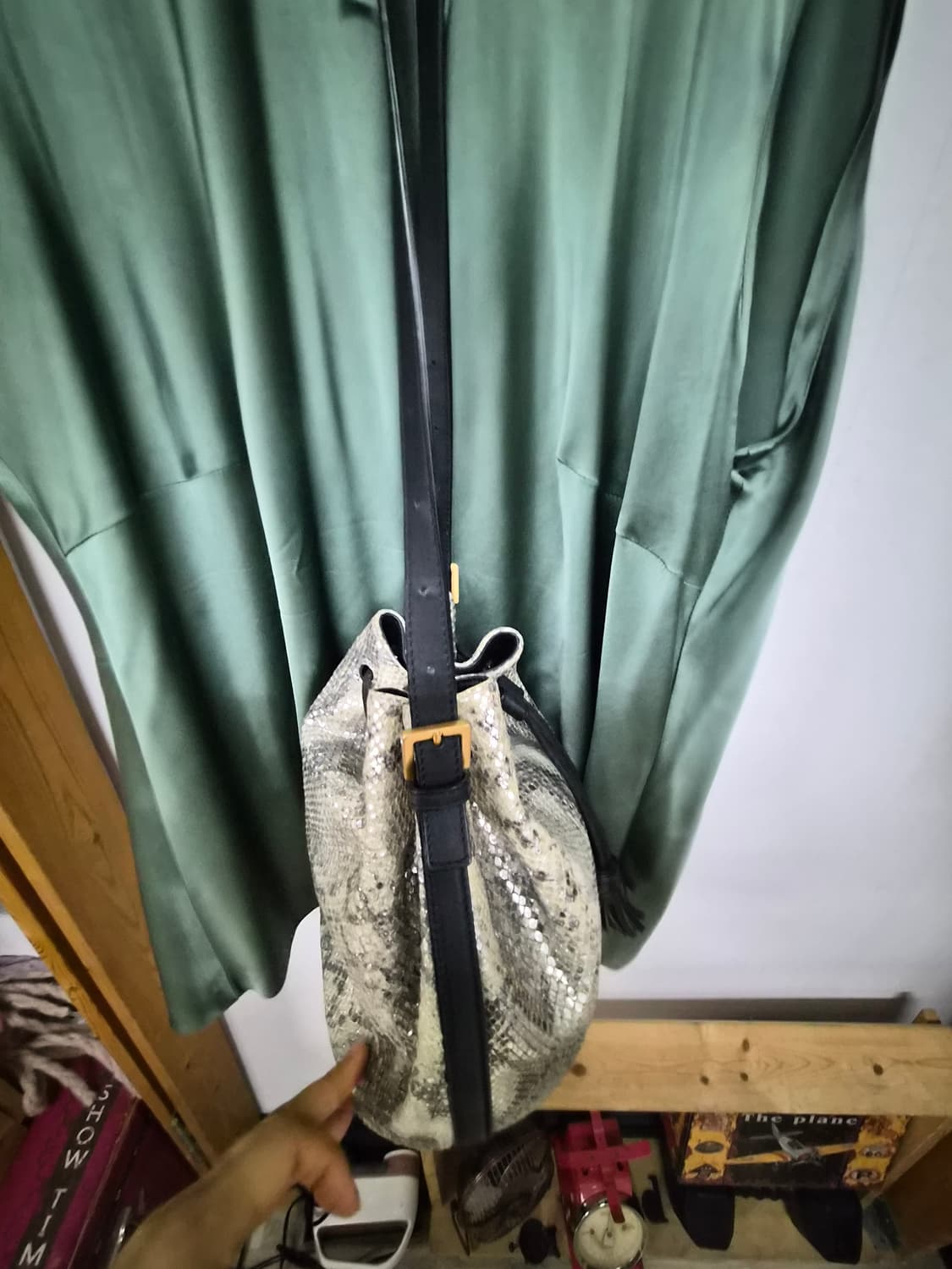 쿠론 샤이니 복조리백 상품이미지4