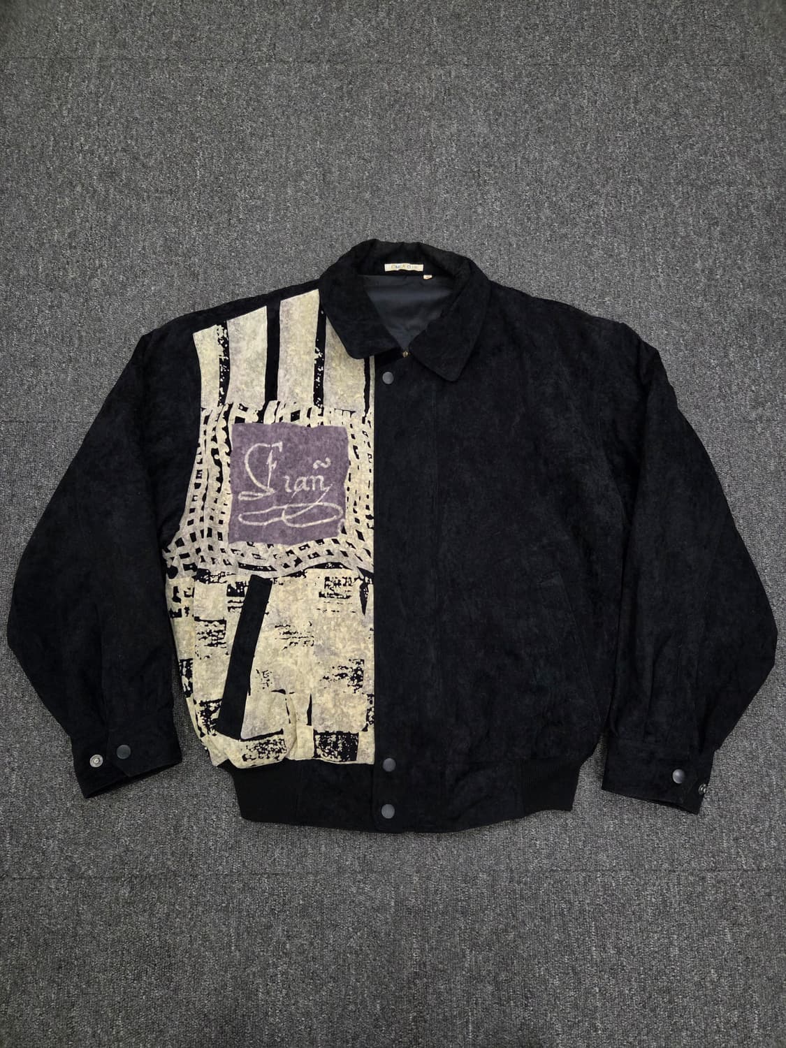 90's 재패니즈 빈티지 블루종 자켓 상품이미지3