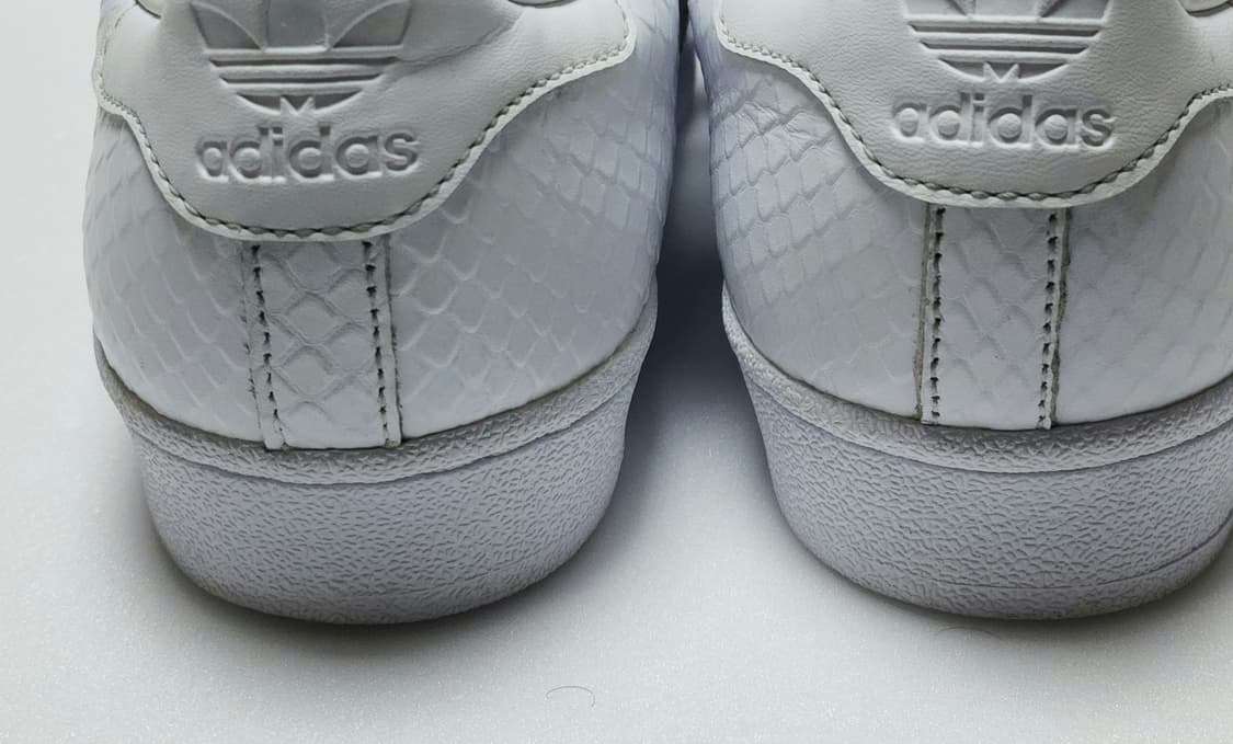 아디다스 슈퍼스타 흰색 뱀피 230mm 상품이미지5