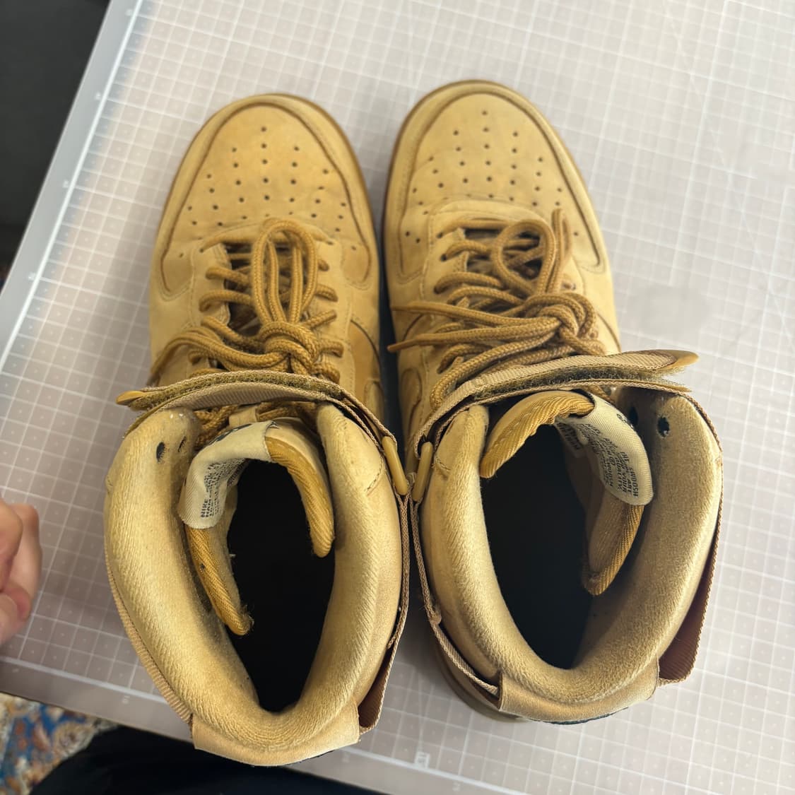 나이키 에어포스 미드 브라운 270 된장포스 상품이미지6