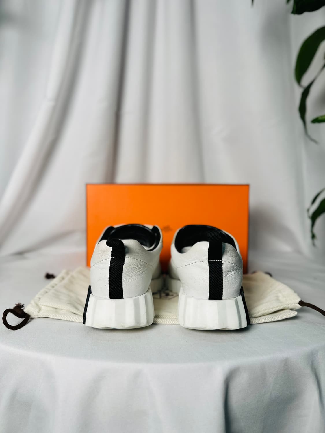 [정품] 에르메스 바운싱 화이트 코트스킨 블랑 41사이즈 상품이미지6