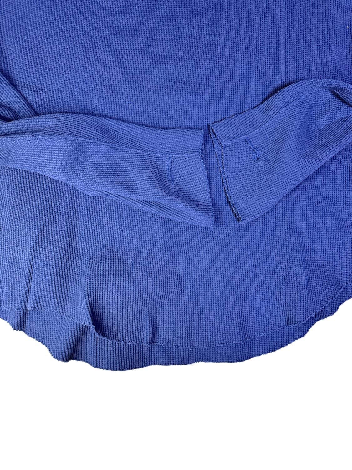 언유즈드 UNUSED thermal 와플 롱슬리브 블루 3 상품이미지6