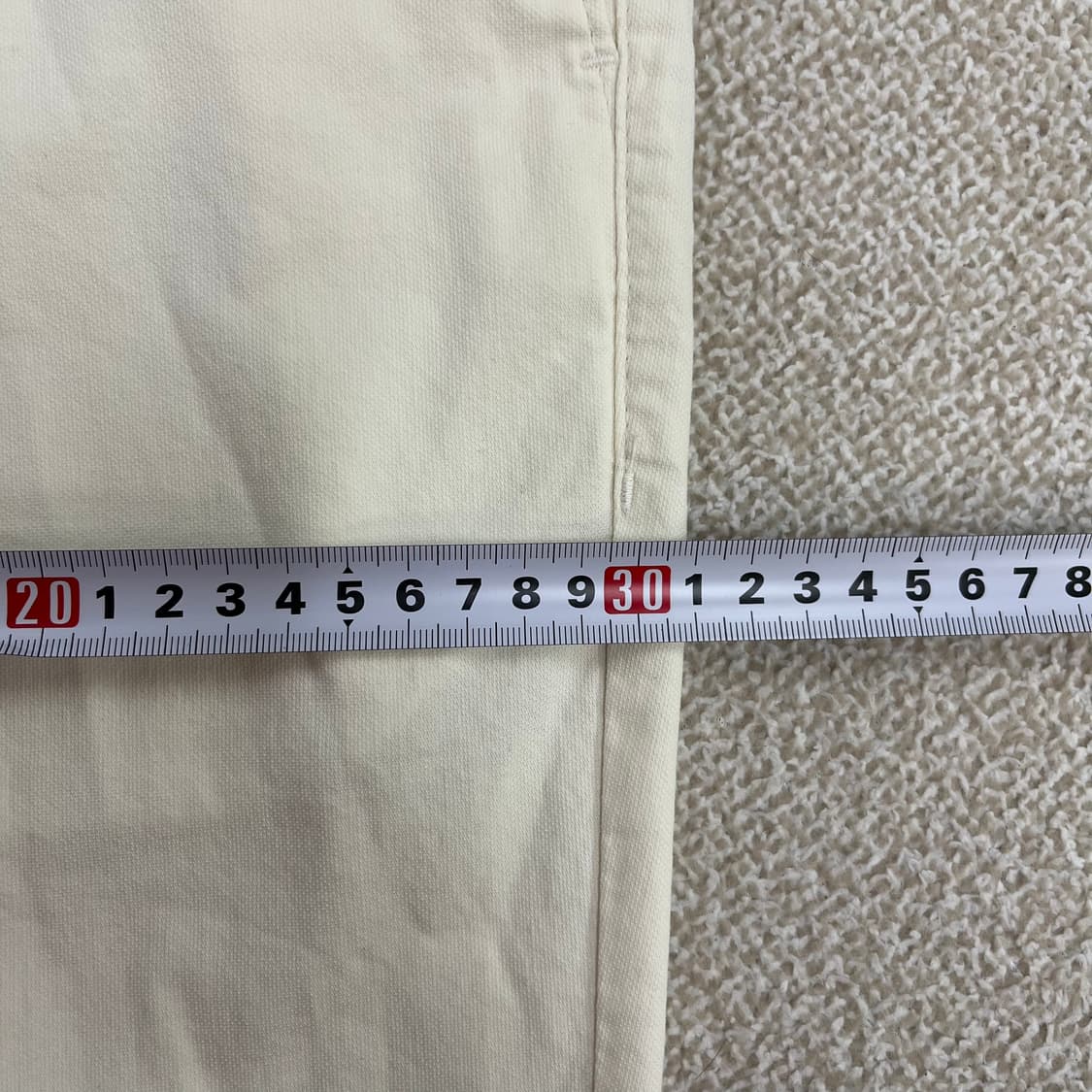 84 헤지스 스트레이트핏 코튼 면바지 0123M 상품이미지9