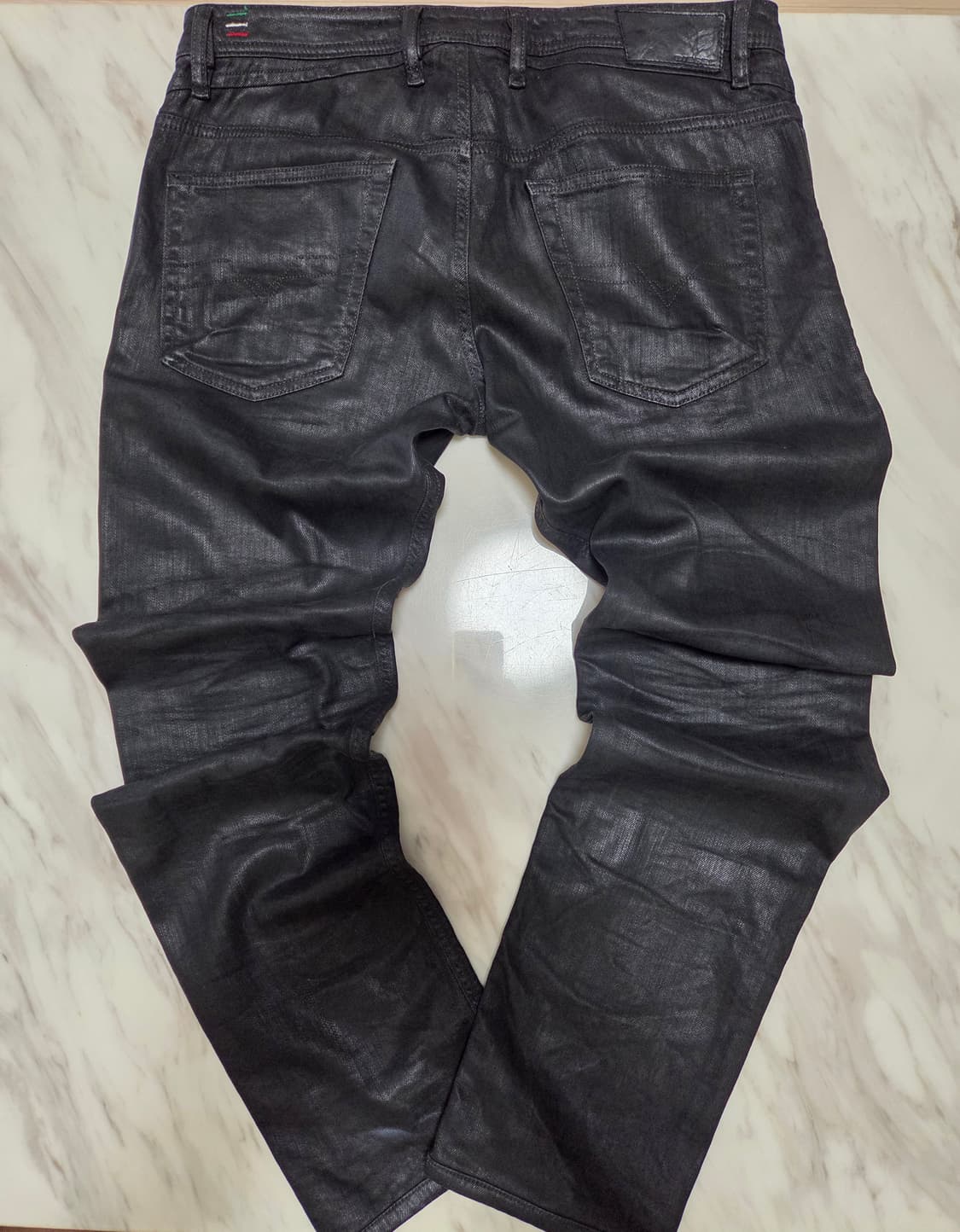 디젤 슬린커 블랙 코팅 데님팬츠  상품이미지2