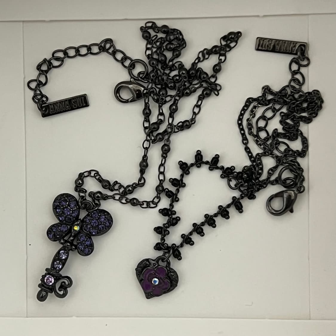 안나수이 나비열쇠 레이어드 목걸이 상품이미지3