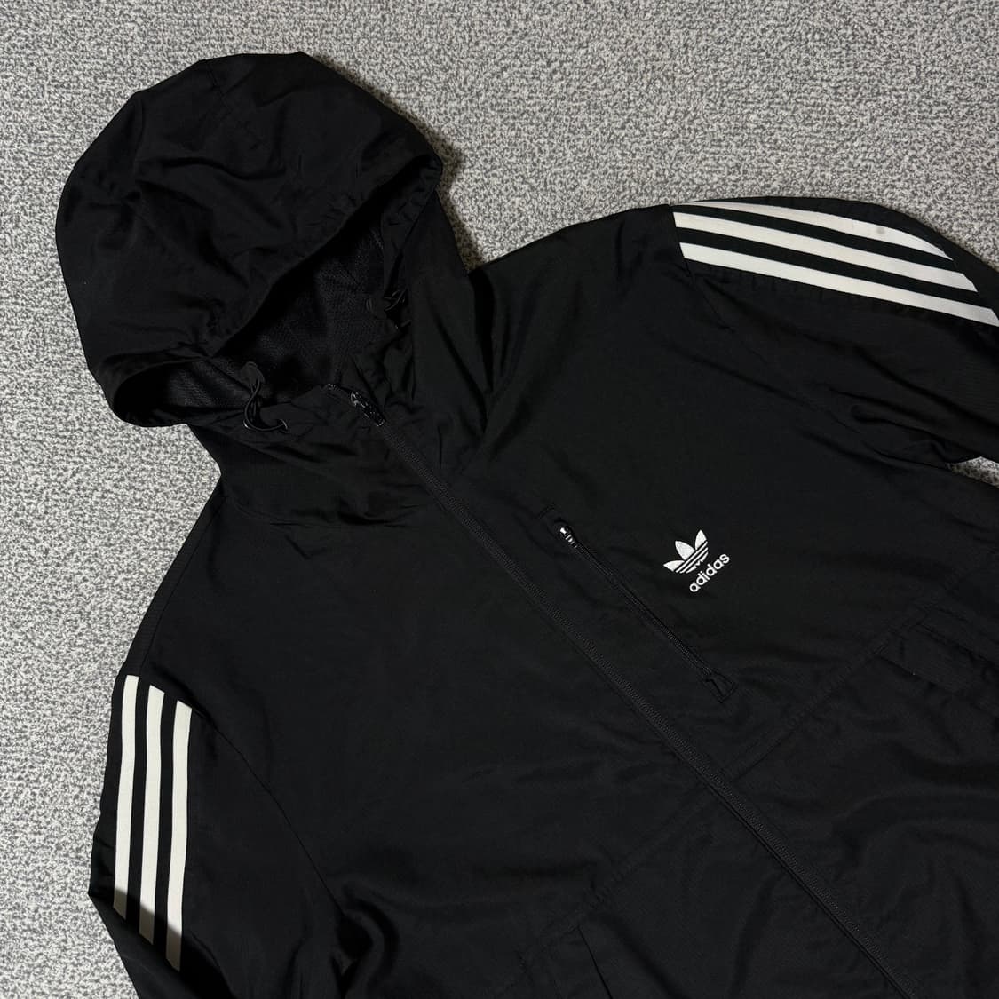 아디다스 바람막이 후드 자켓 L 상품이미지3