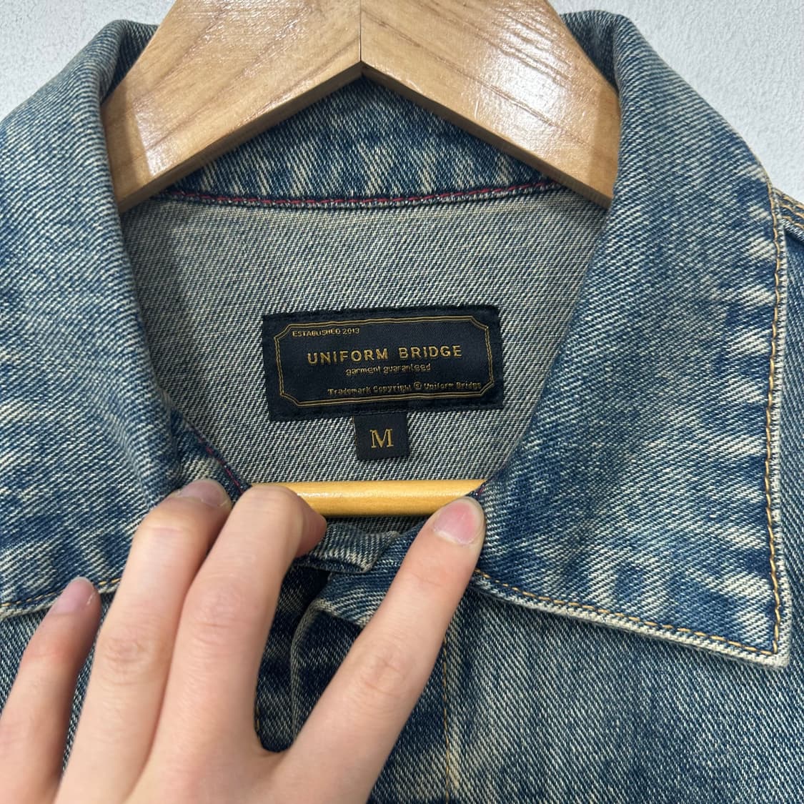 유니폼브릿지 데님 트러커 자켓 상품이미지3