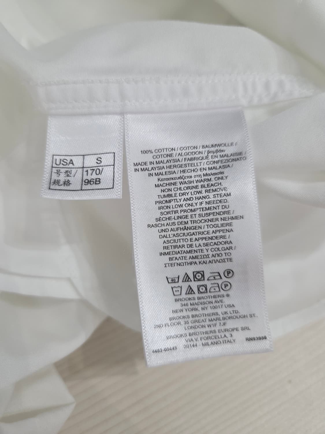 브룩스 브라더스 레드플리스 화이트 셔츠 상품이미지8