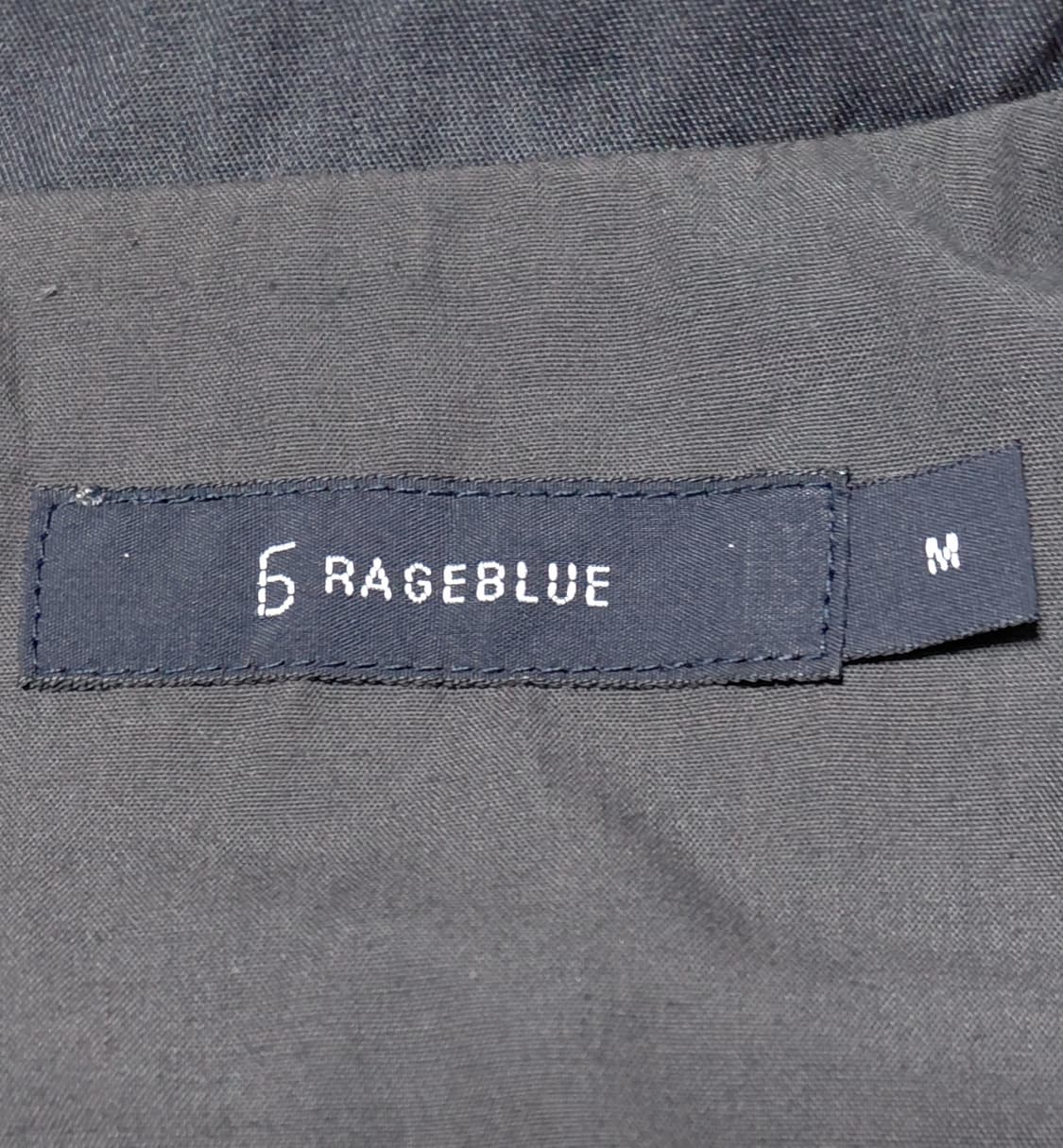 [M] 레이지블루(RAGEBLUE) 링지퍼 블루종 자켓 (차콜) 상품이미지3