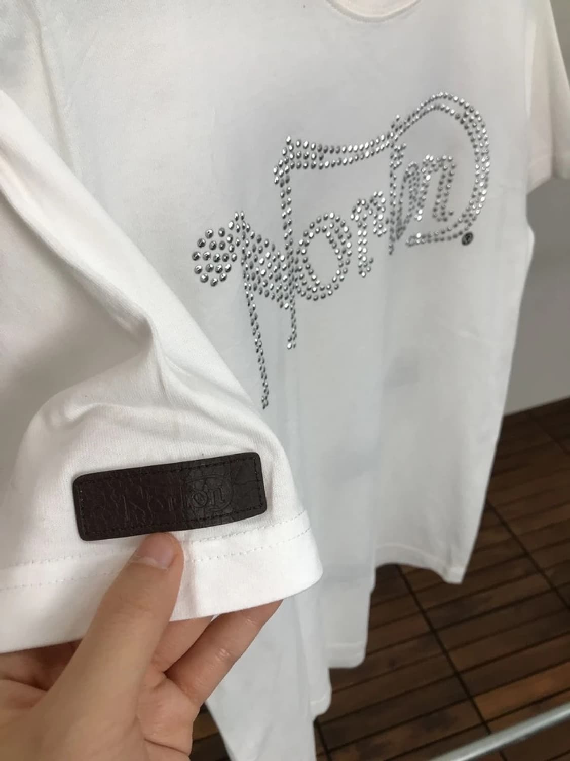 Norton Rhinestone Logo Slim Fit Tee 상품이미지7