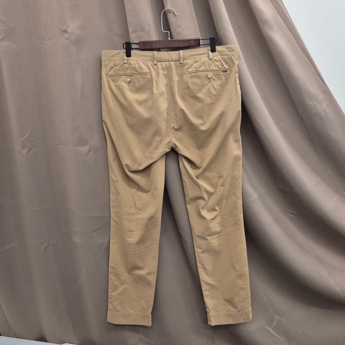 폴로 테일러드 슬림핏 피마 코튼 바지 34 상품이미지3