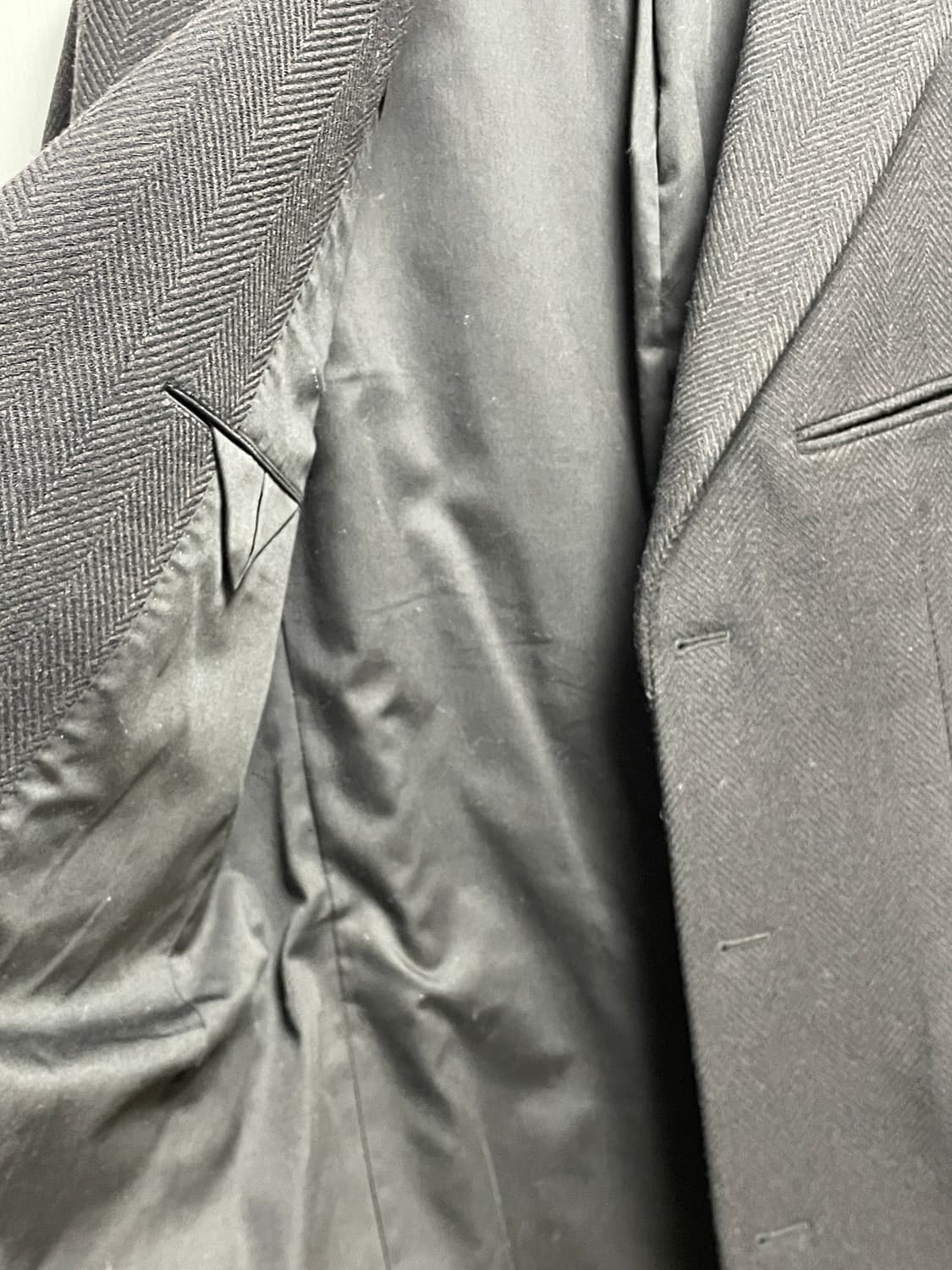 유니클로 질샌더 +J 체스터필드 다크브라운 코트 상품이미지4