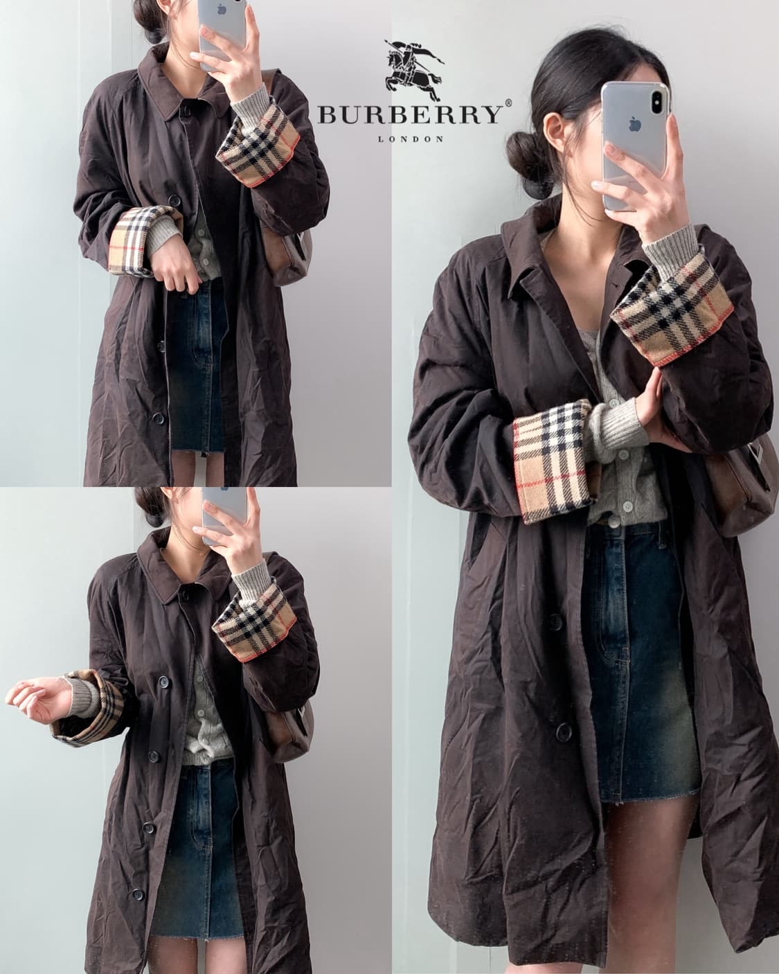 버버리 왁싱 트렌치 코트  상품이미지1