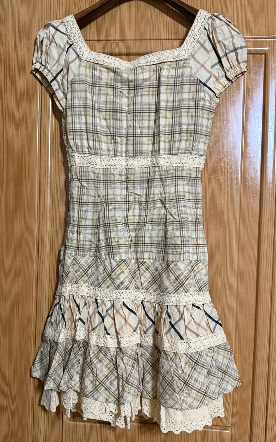 영국 체크 원피스 상품이미지3