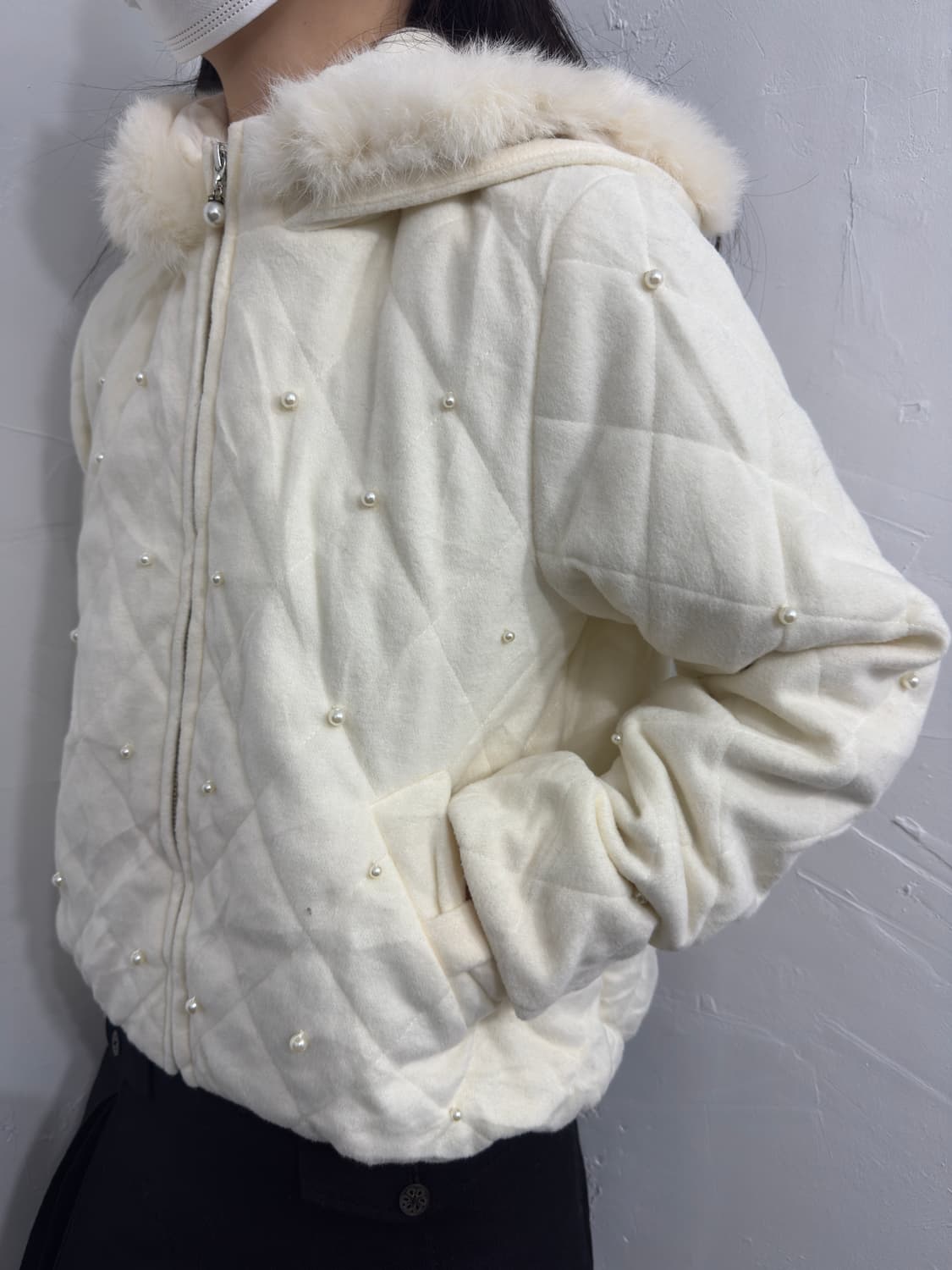 fur hood jacket 상품이미지4