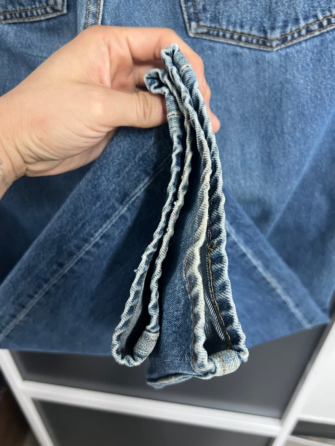 USA Levis 리바이스 501 스트레이트 데님 팬츠 상품이미지4