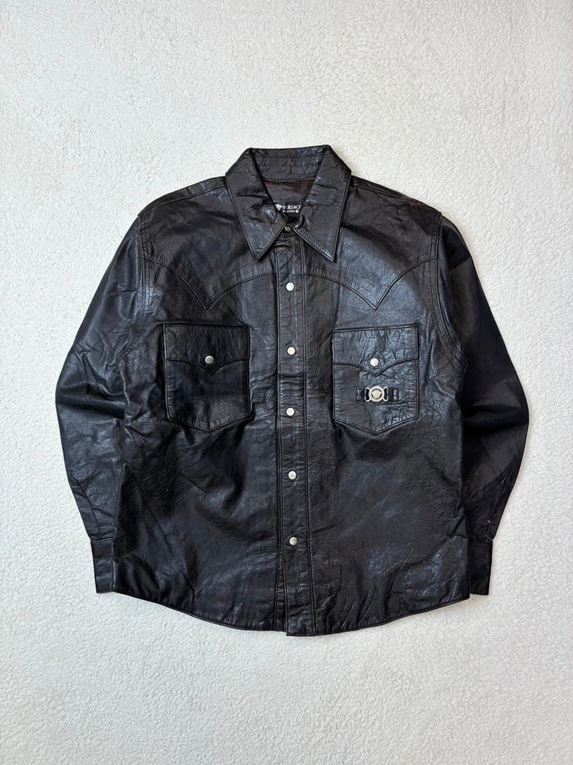 베르사체 90's OG 천연가죽 웨스턴 셔츠 자켓 PN5861 상품이미지1