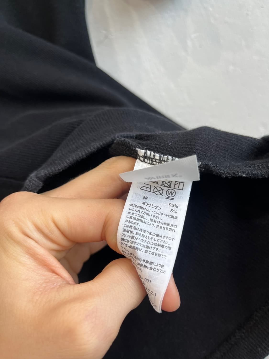 아비렉스 골지 립 반팔 티셔츠 M 상품이미지4