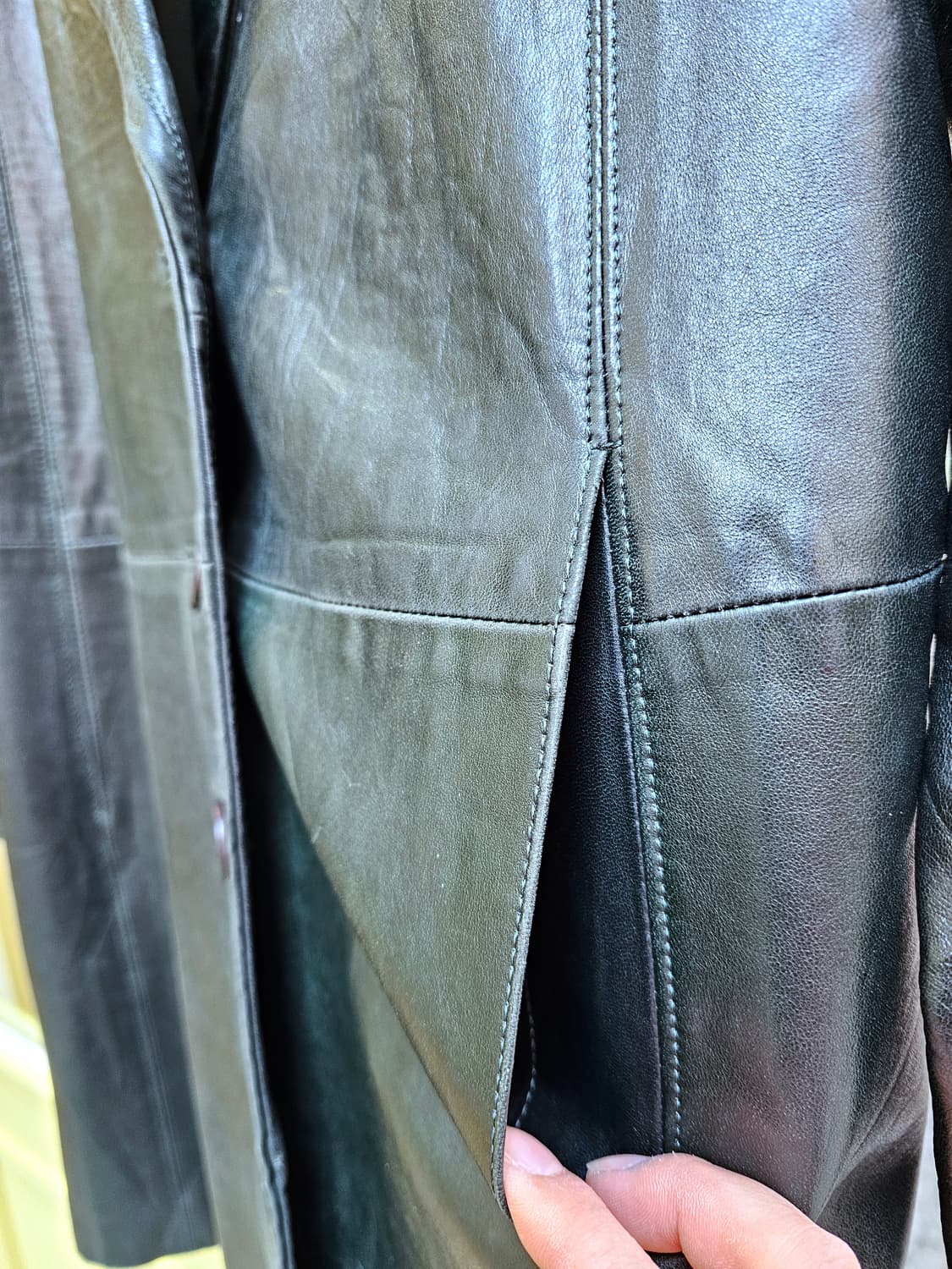 Angle Leather 딥그린 램스킨 자켓 상품이미지6