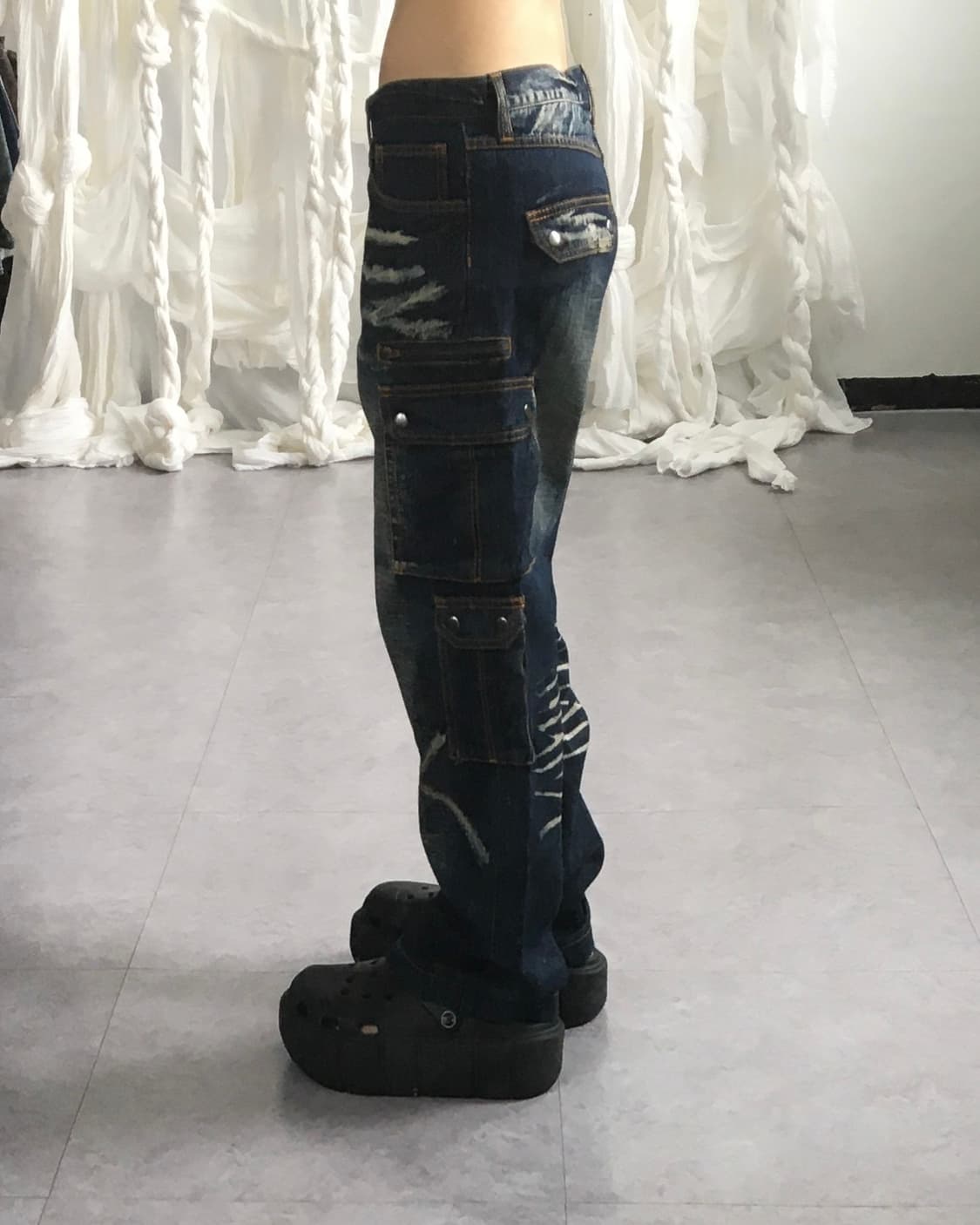 Multi pocket denim pants 상품이미지10