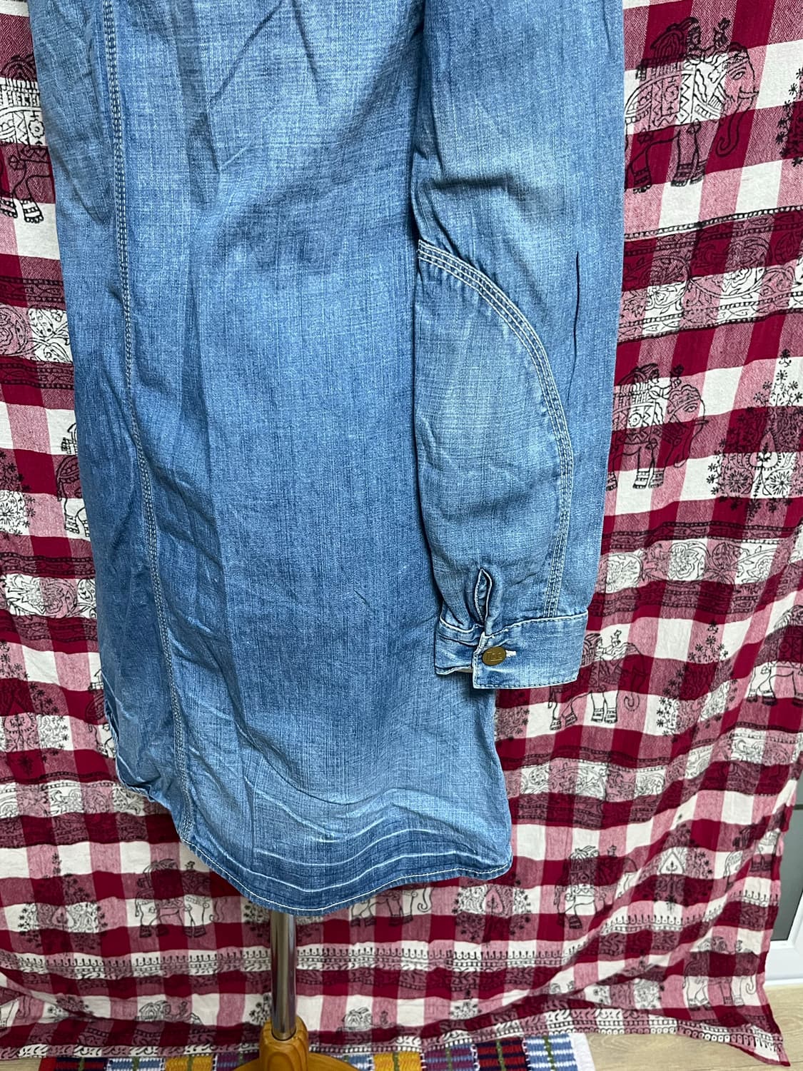 Lee 데님 셔츠 원피스 상품이미지4