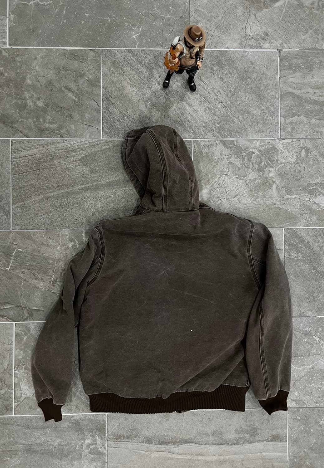 (M) 칼하트 덕 액티브 후드자켓 J130 CHT 체스트넛 상품이미지2