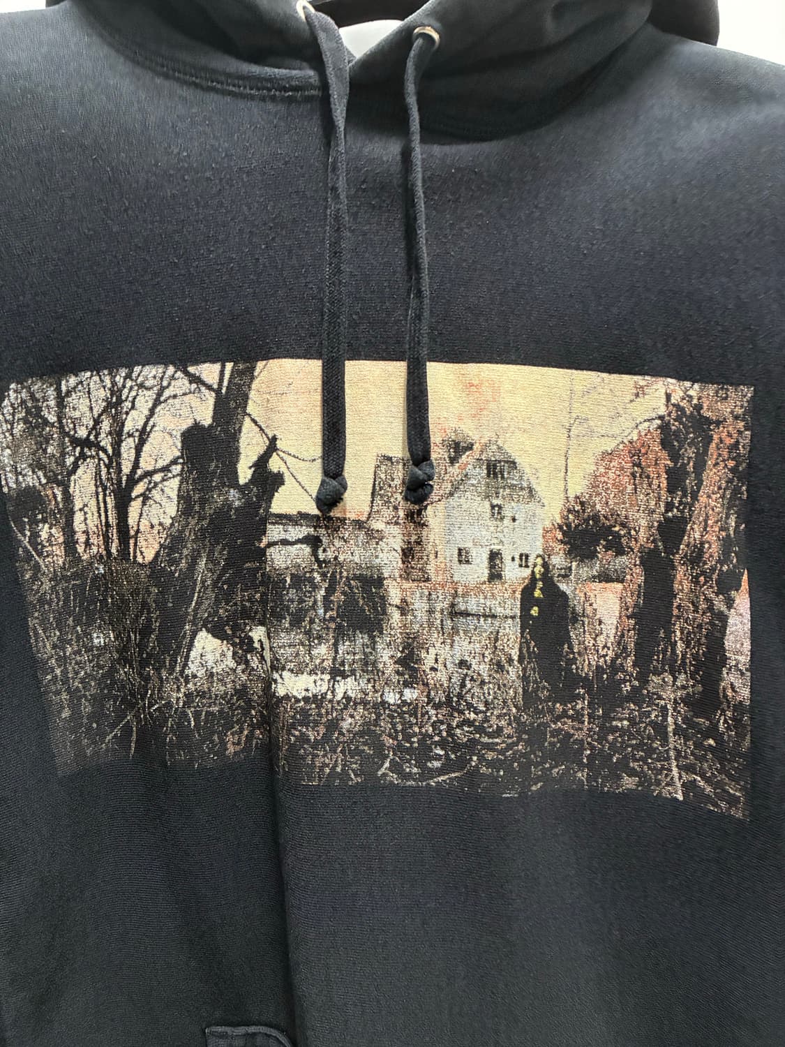 슈프림 블랙사바스 후드 L 상품이미지2