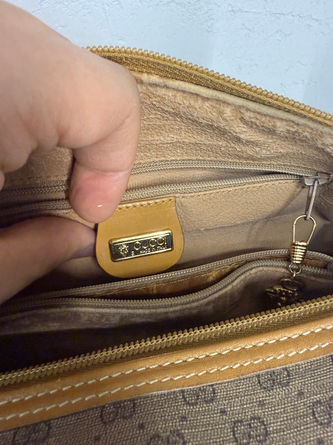 구찌 빈티지GG 패턴 탑 핸들 토트백 상품이미지8