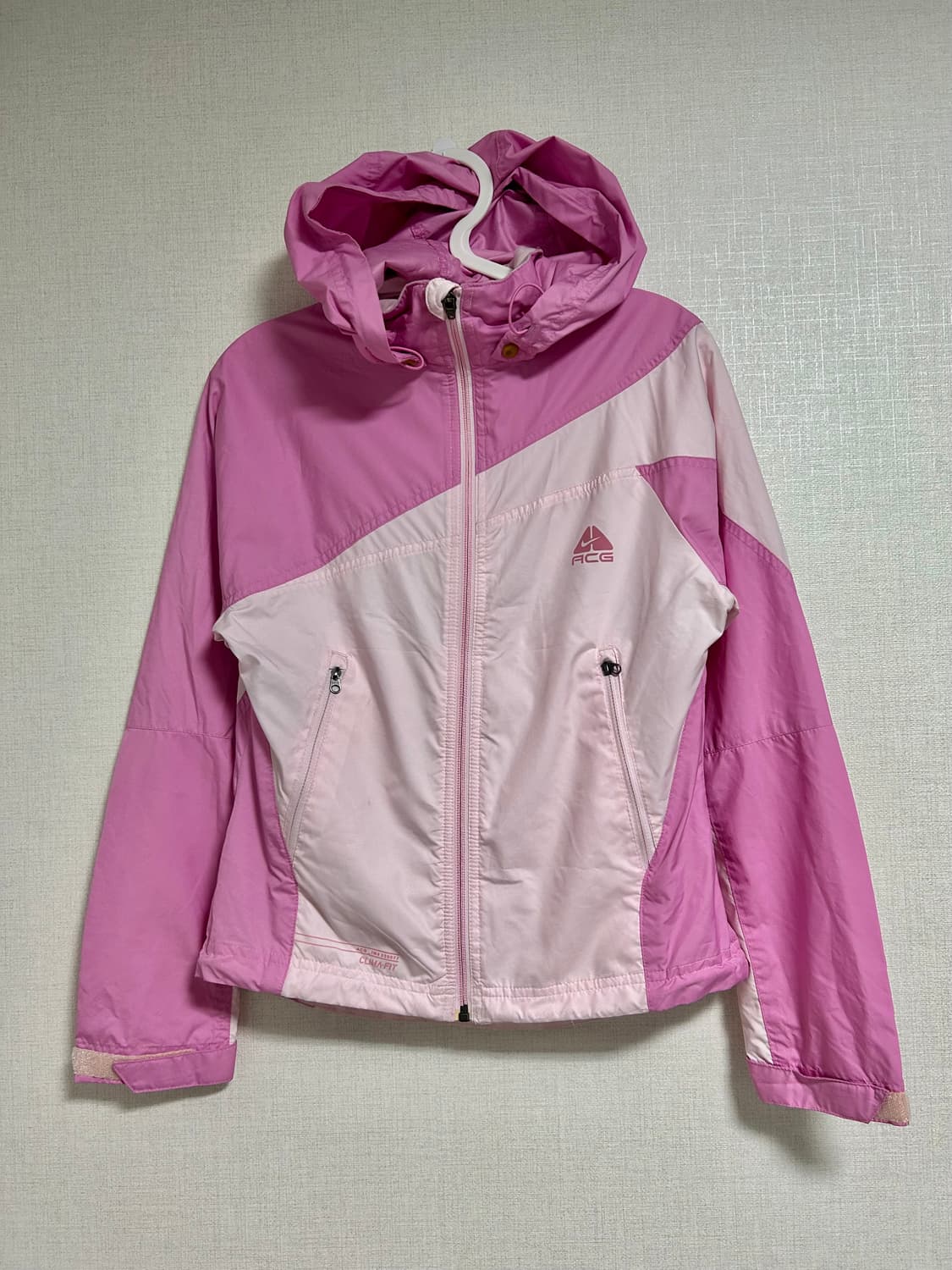 00s 나이키 ACG 후드 바람막이 자켓 윈드브레이커  핑크 M 상품이미지3