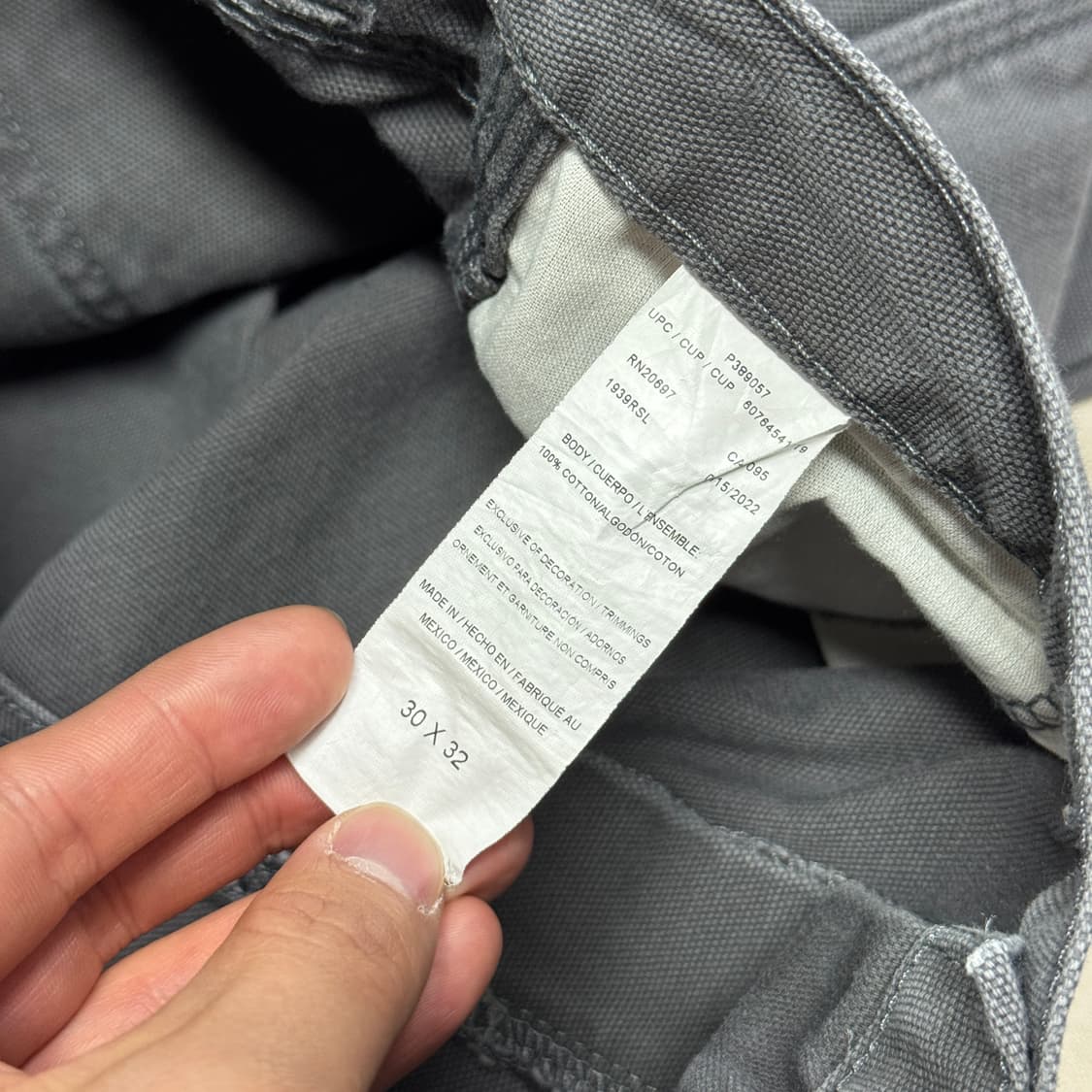 디키즈 차콜 카펜터 워크팬츠 30 상품이미지7