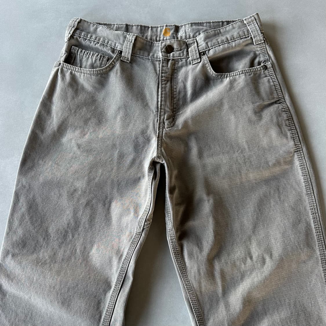 [32인치]칼하트 립스탑 카펜터 워크 팬츠 상품이미지2