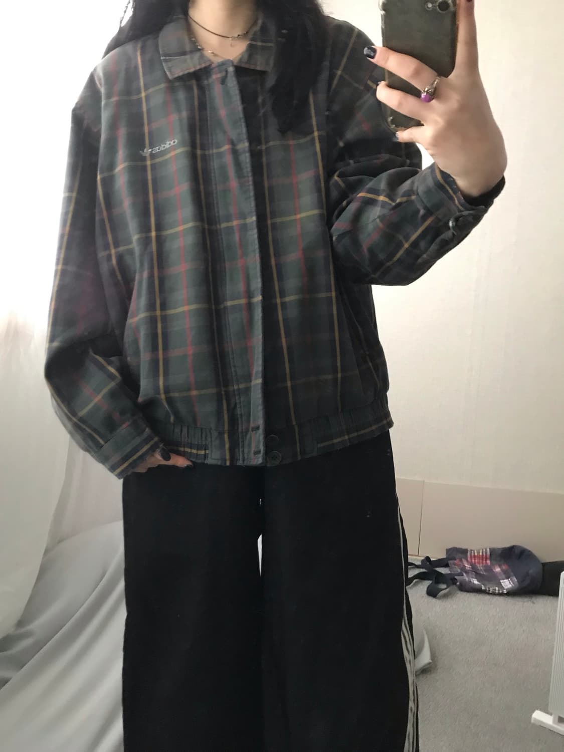 아디다스 80s 체크 블루종 상품이미지6