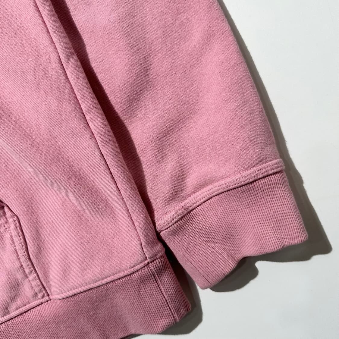 스투시 스탁로고 후드 딸기우유 핑크 상품이미지6