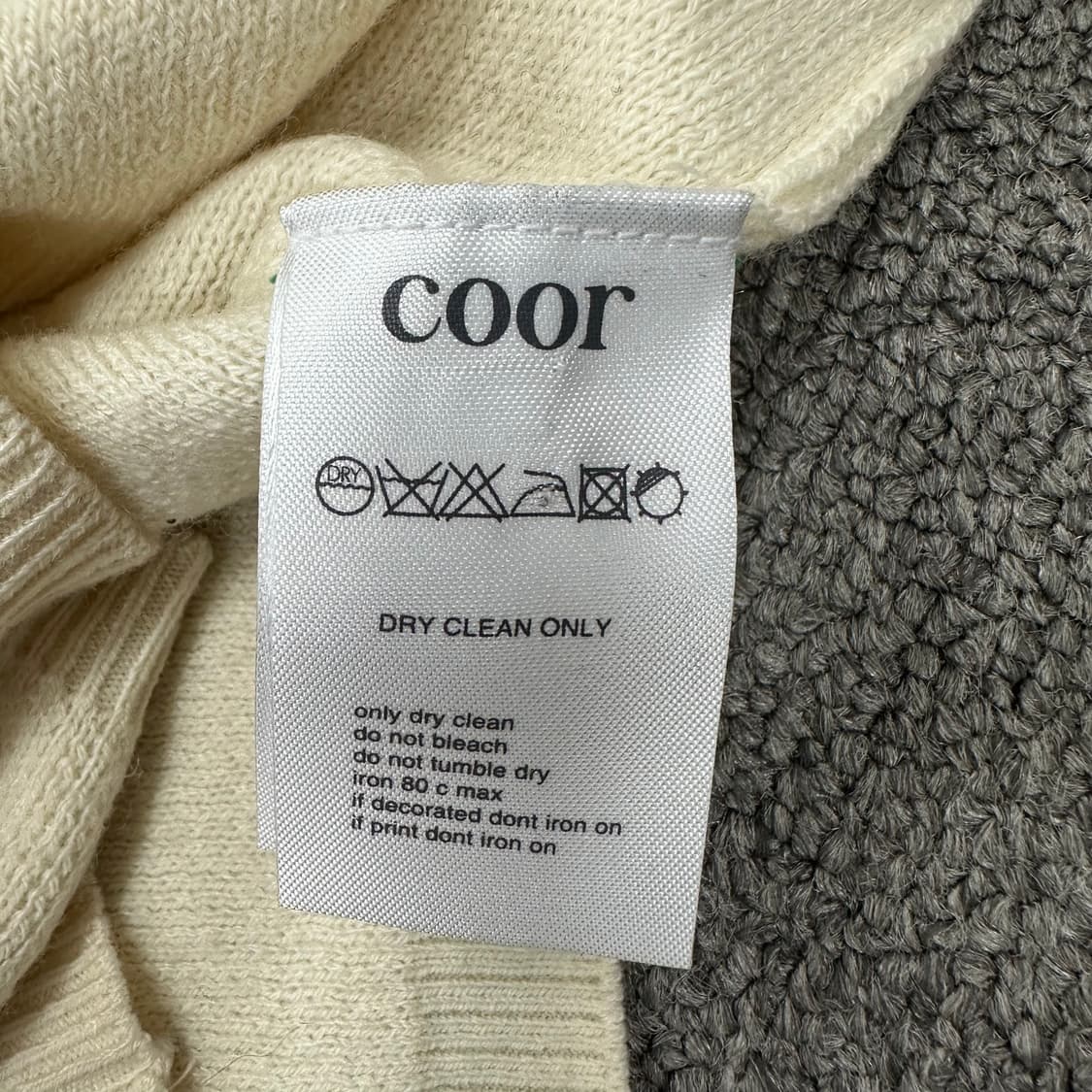 쿠어 울캐시미어 니트 상품이미지5