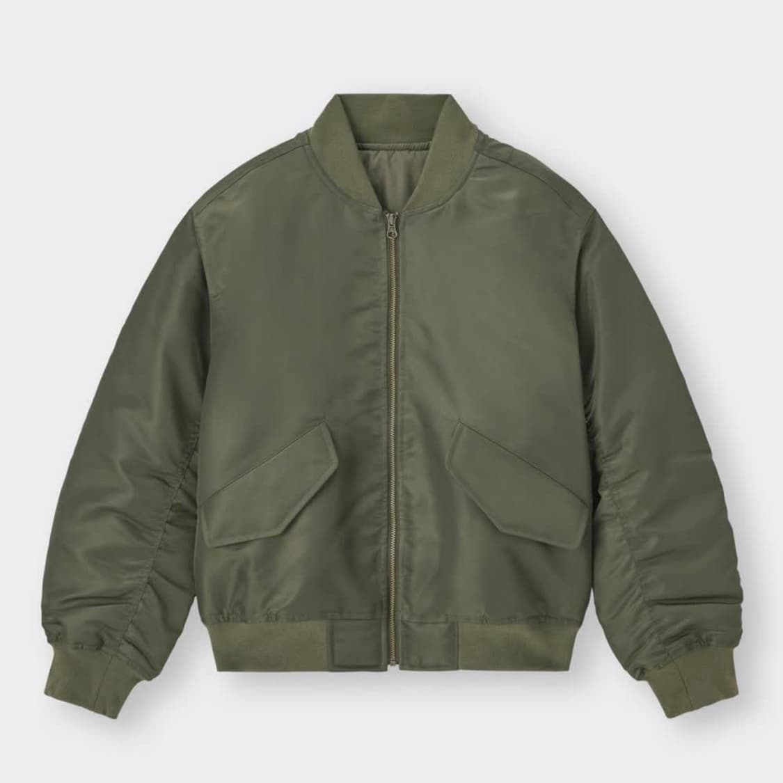 새상품 GU MA-1 블루종 올리브 카키 유니클로 상품이미지1