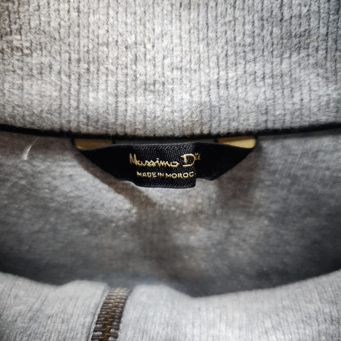 마시모두띠 코튼 반집업 니트 L(XL) 남여공용 상품이미지5