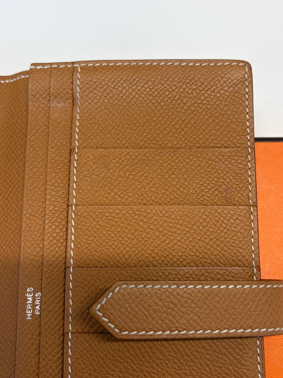 에르메스 베안 장지갑 골드 은장 상품이미지8