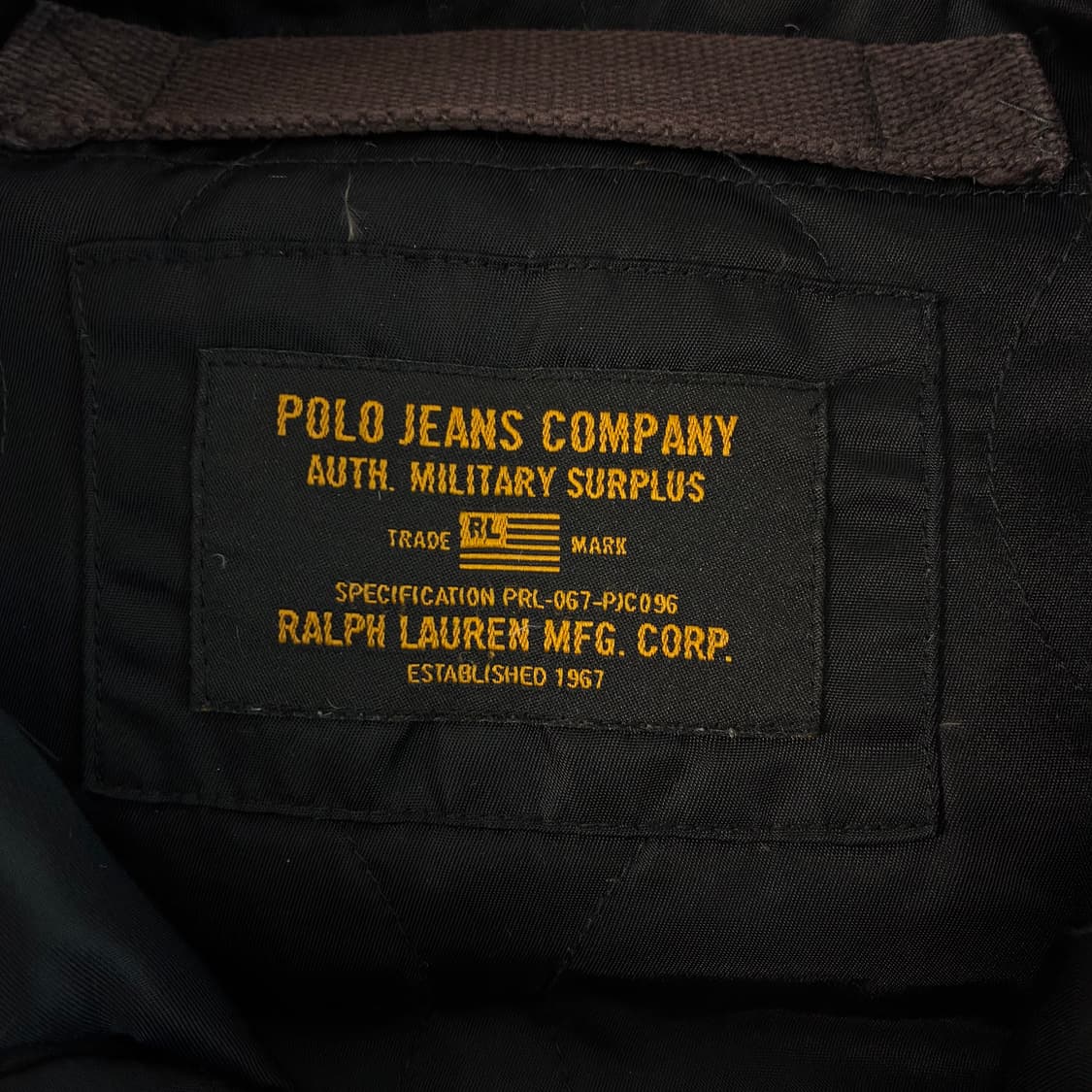 Polo  폴로 진스 컴퍼니 블랙 나일론 헤비 아크틱 파카 다운 자켓   상품이미지6