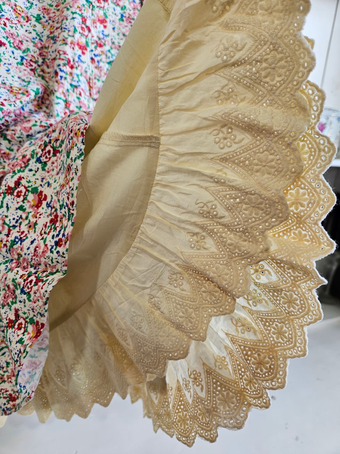 진주카라 플라워 원피스 상품이미지5