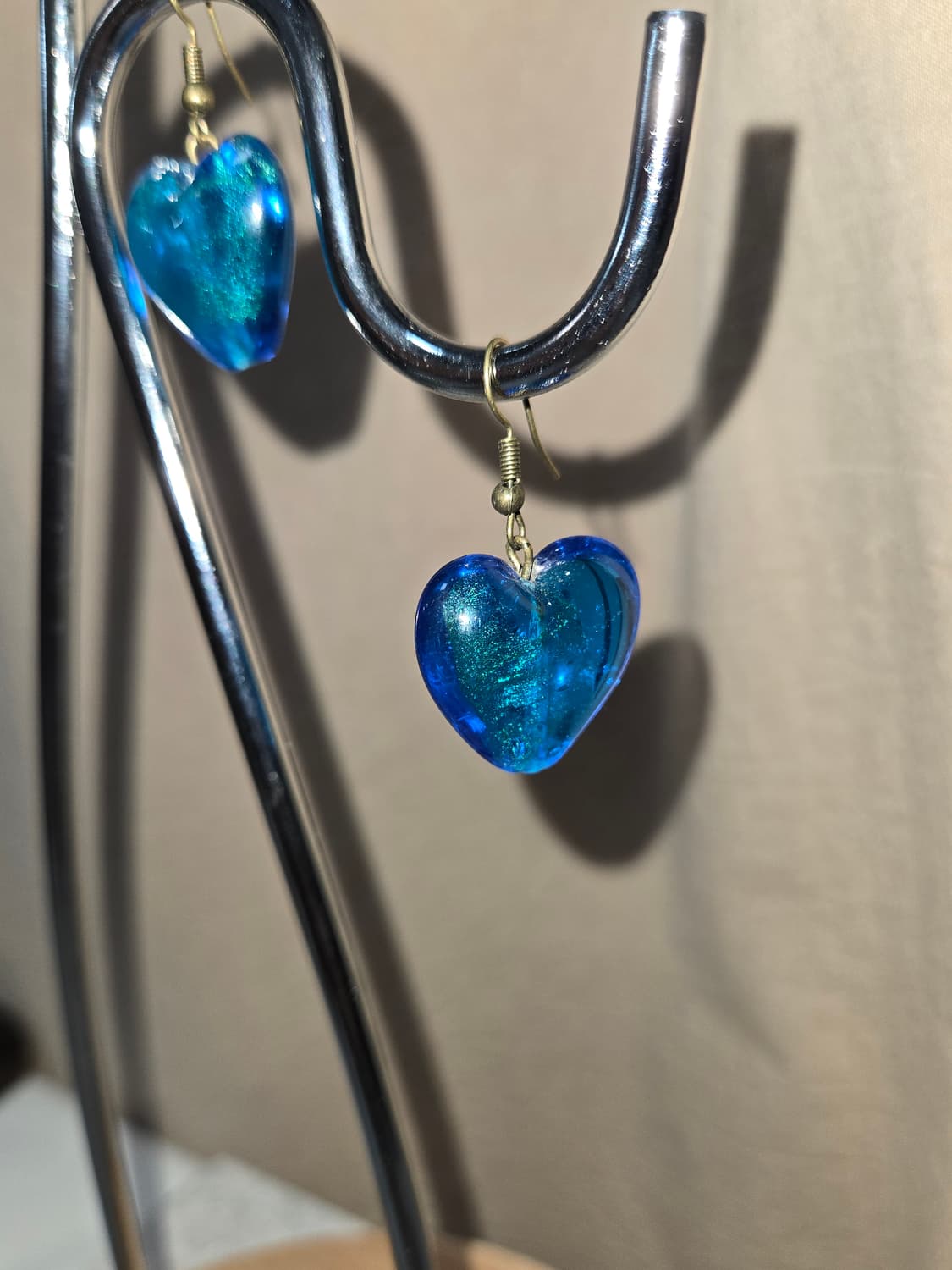 빈티지 수공예 유리 귀걸이 상품이미지4