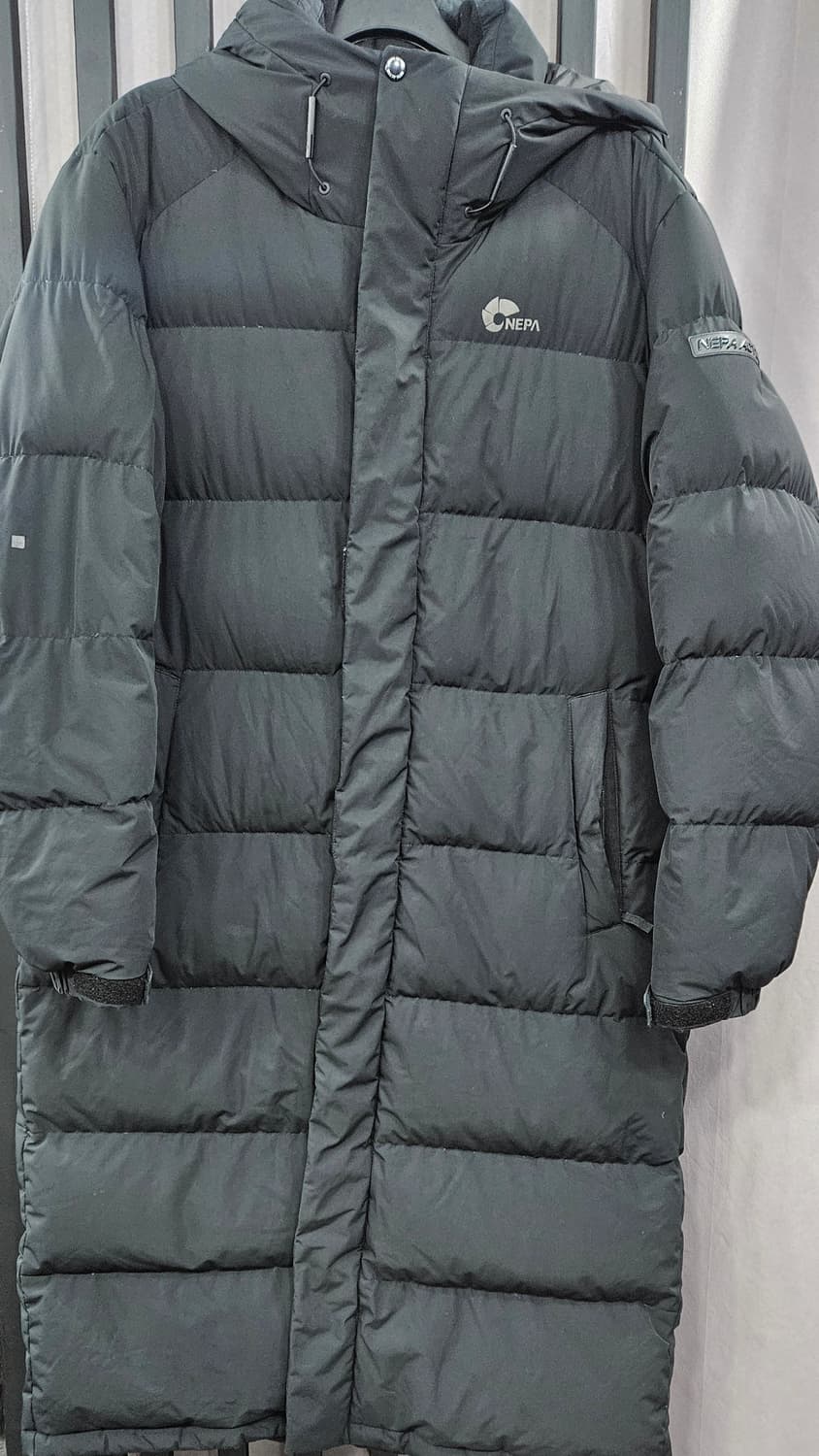 네파 덕다운 롱패딩 블랙 110 상품이미지1