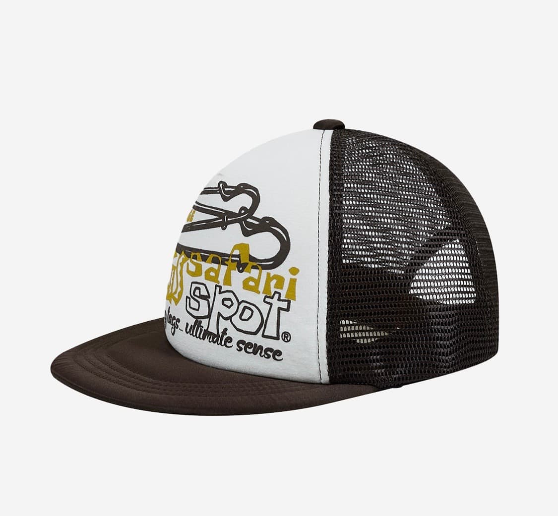 사파리스팟 세이프티 로고 메쉬 캡 브라운 상품이미지2