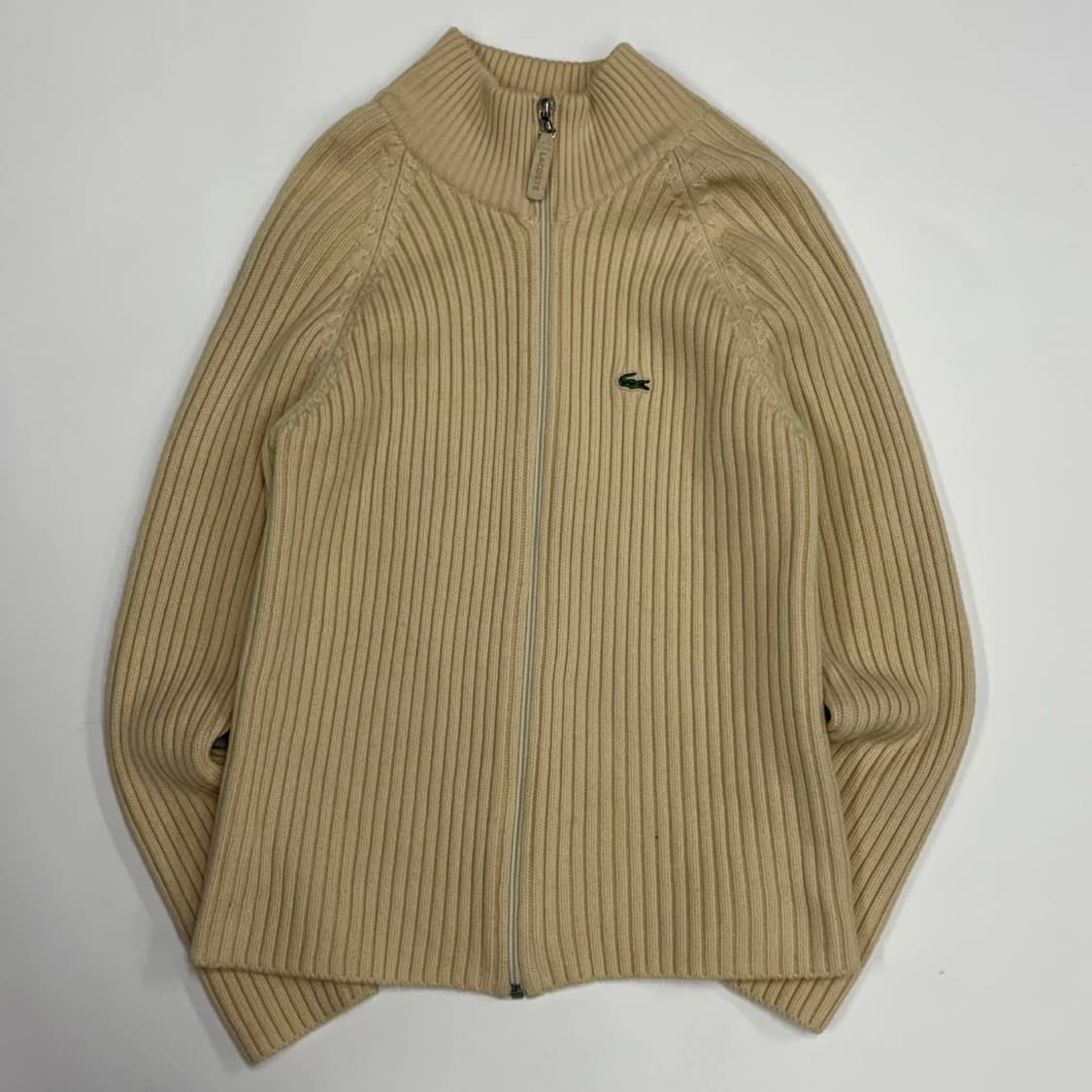 라코스테 여리핏 울 100% 걸즈 니트 가디건 상품이미지2