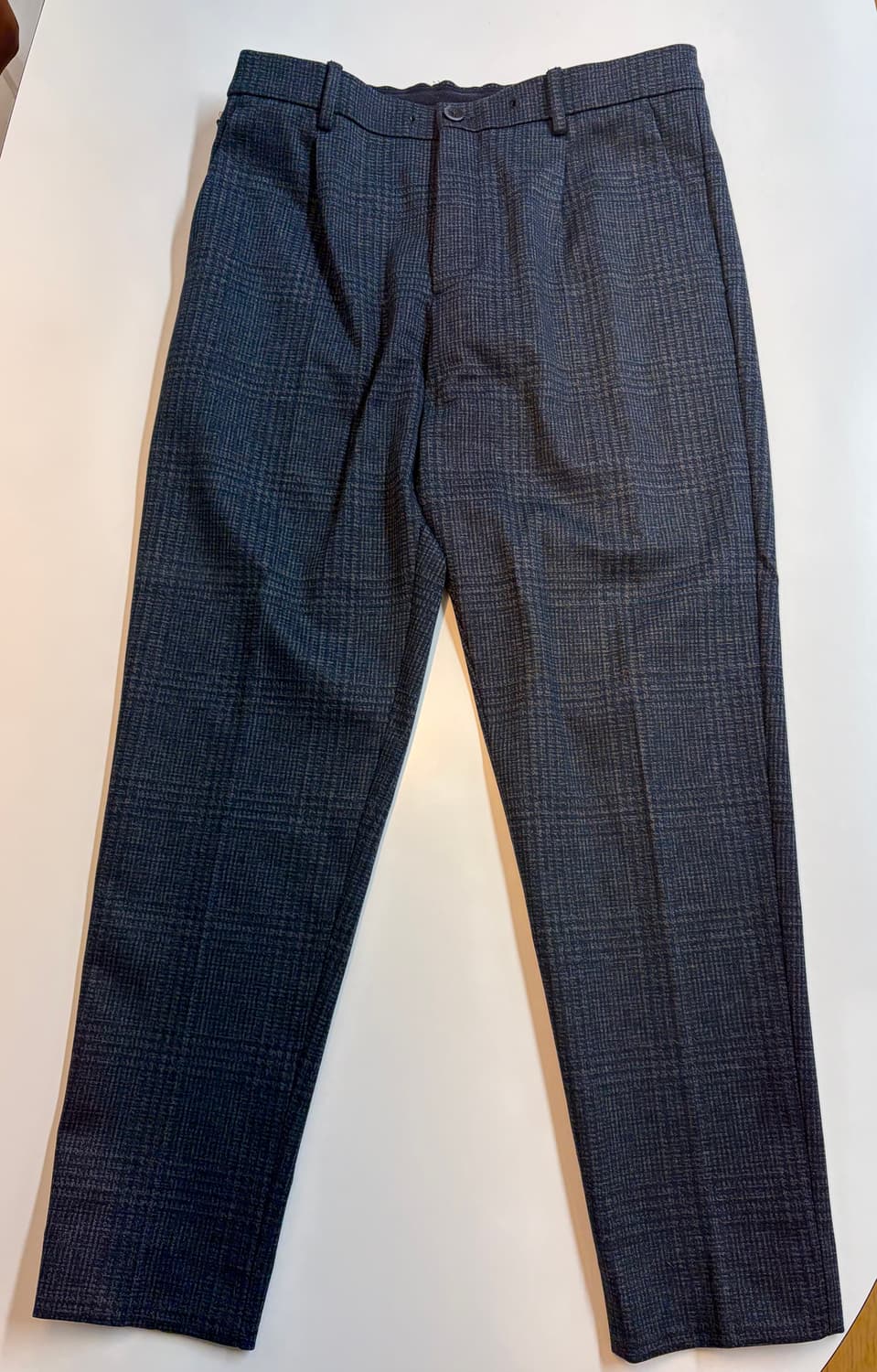 지티아 [G.T.A Il Pantalone] 체크 슬랙스 상품이미지1