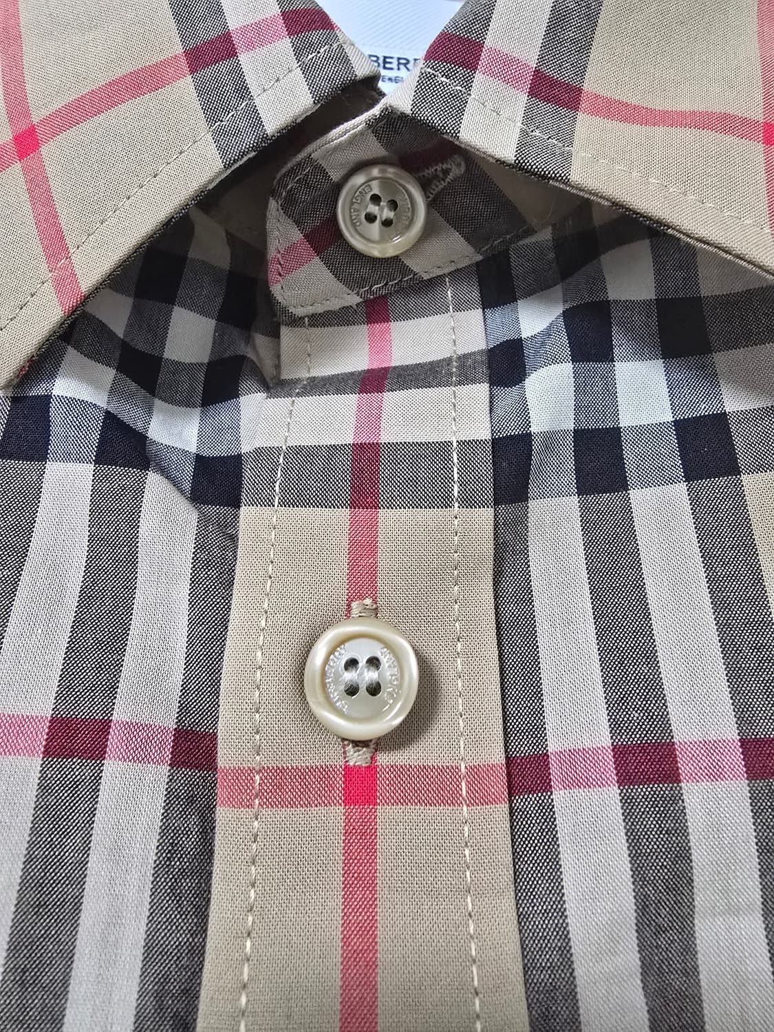 체크 포플린 셔츠 상품이미지4