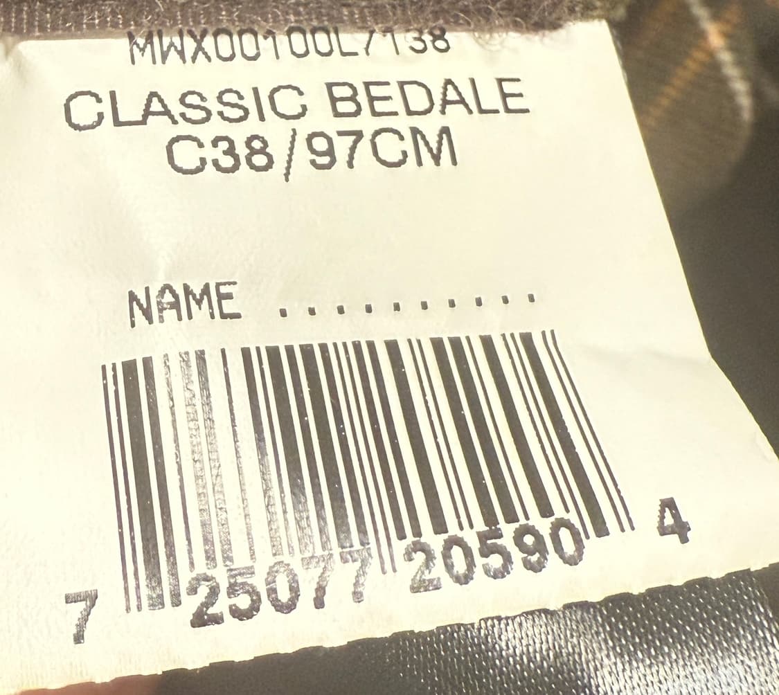 바버 클래식 비데일 자켓 올리브 상품이미지5